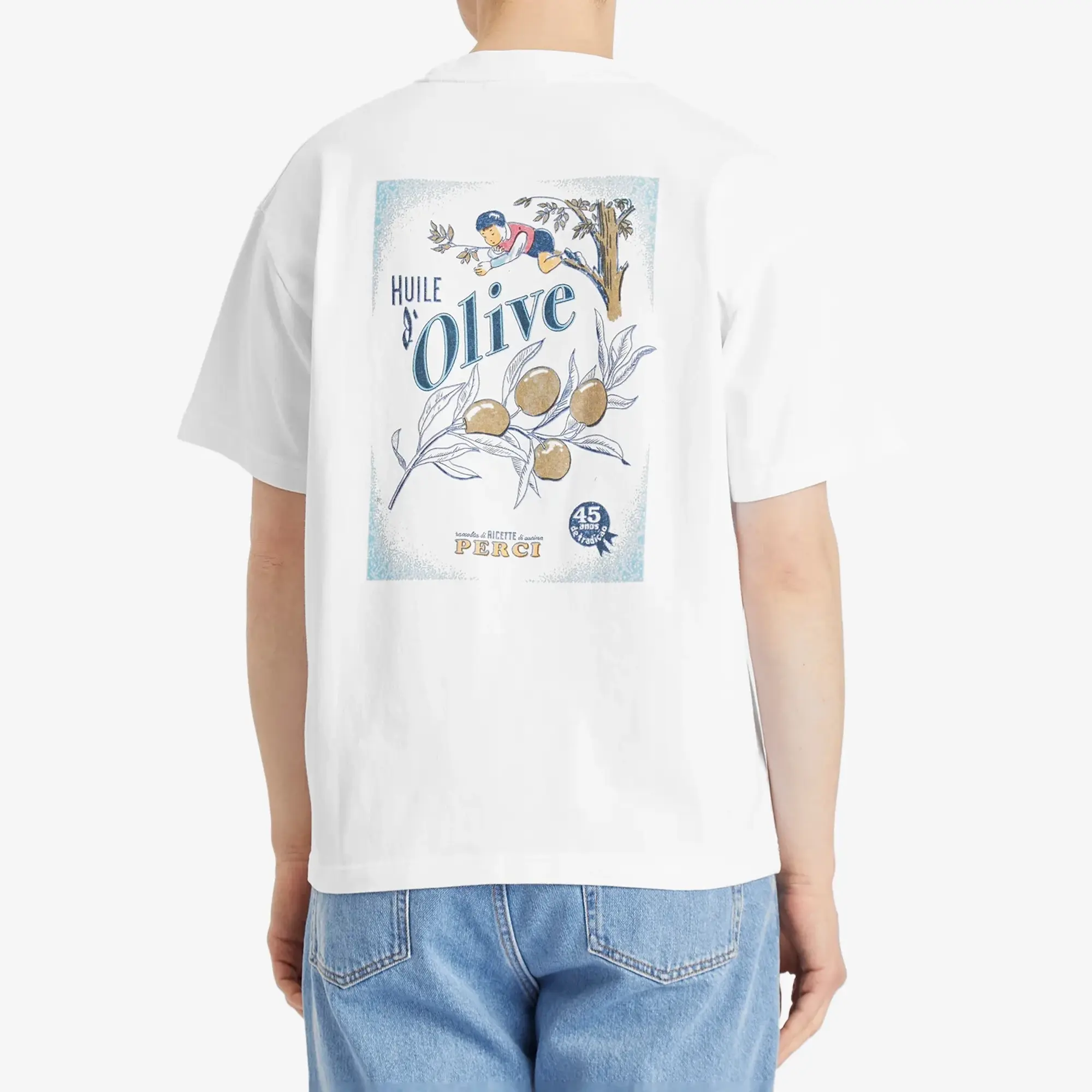 Percival Men's Ricette Oversized T-Shirt White