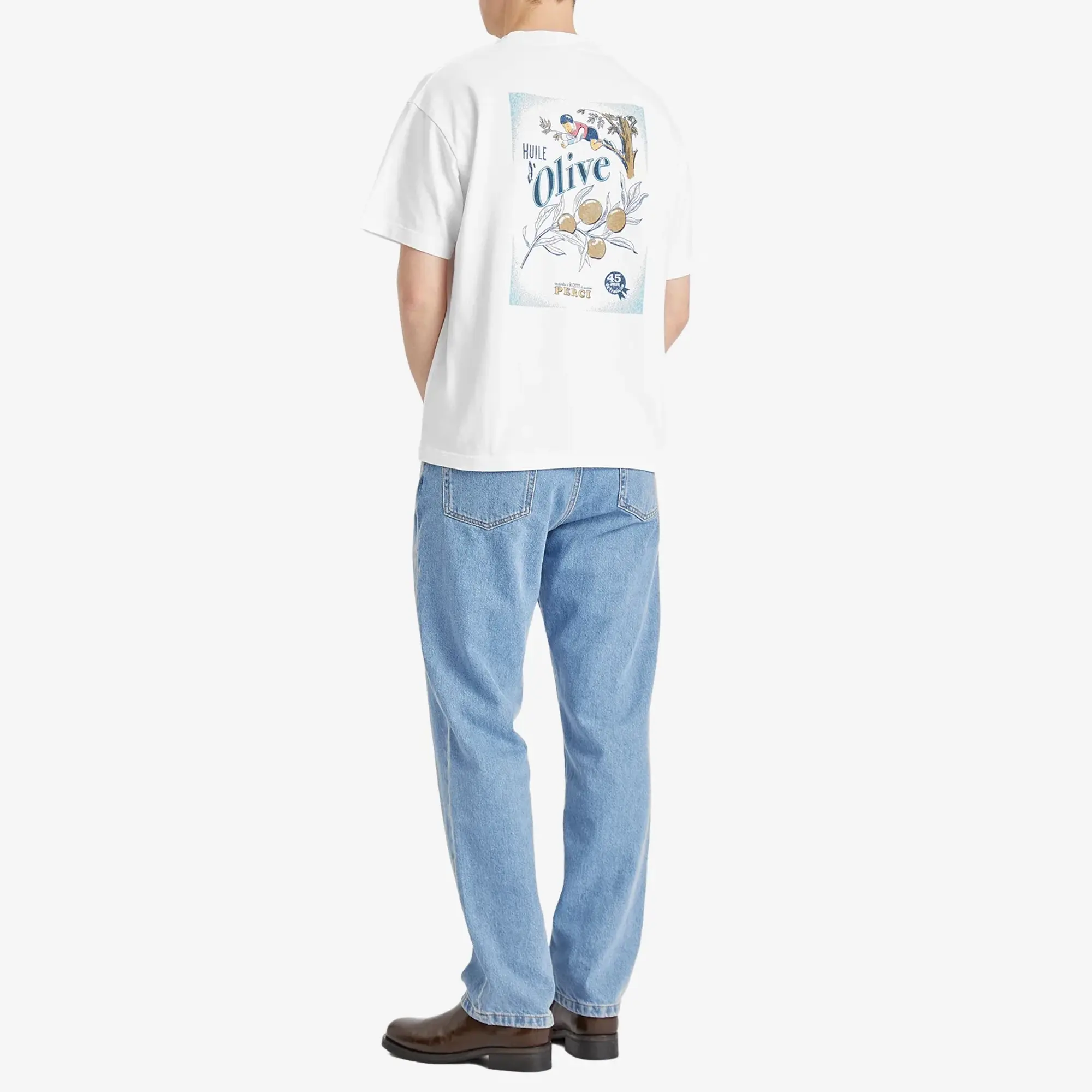 Percival Men's Ricette Oversized T-Shirt White