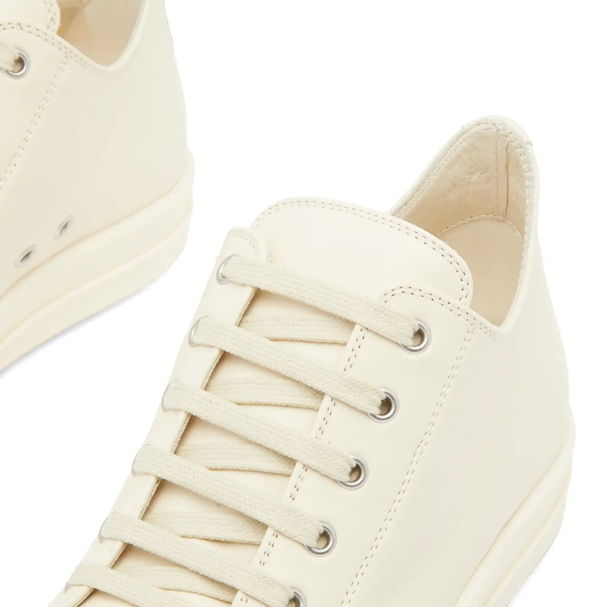 Rick Owens Women's Low Sneaks Milk