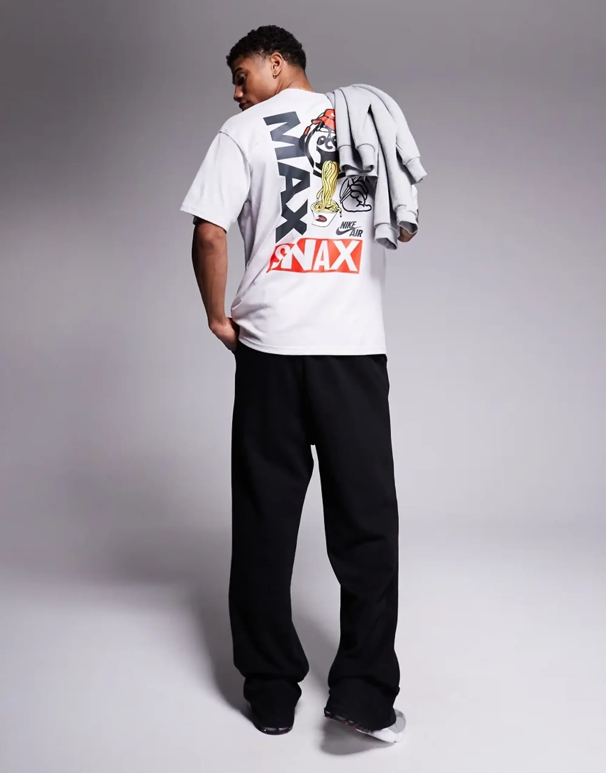 Nike M90 Graphic T-Shirt In Grey