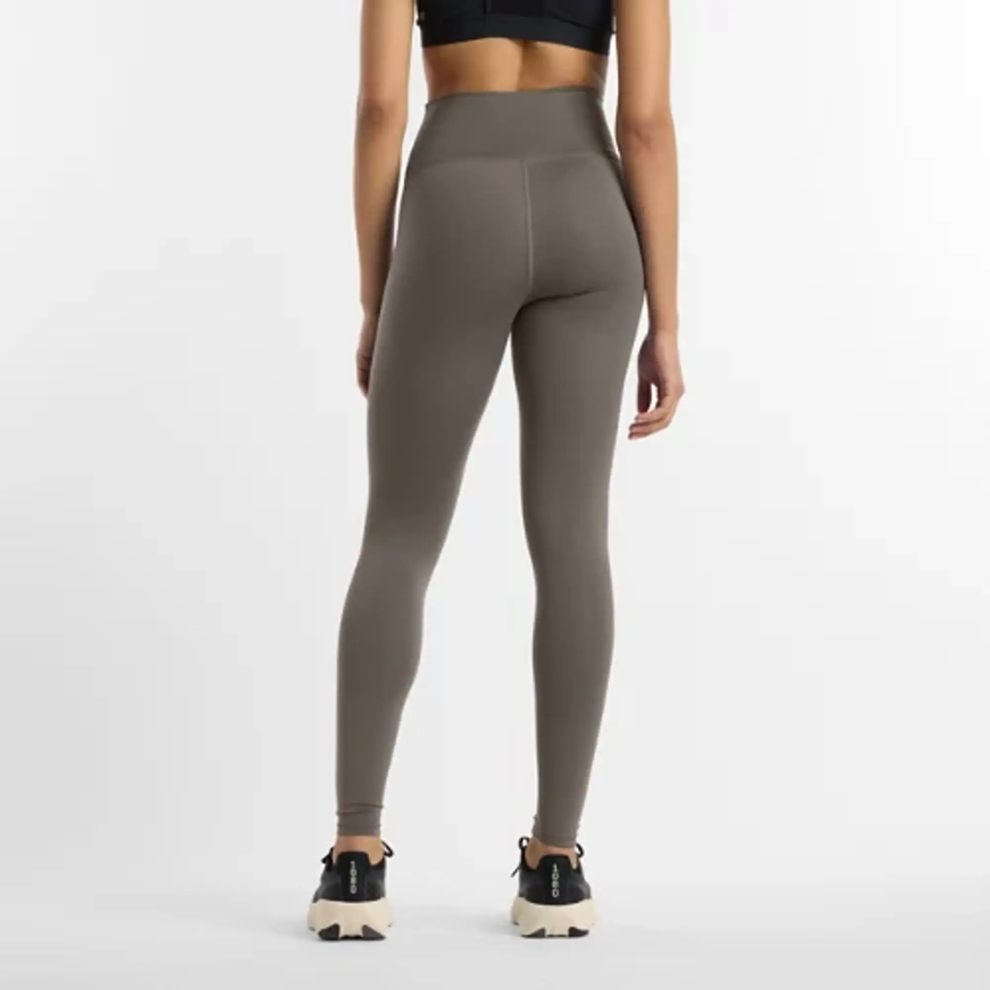 New Balance Women's NB Harmony High Rise Legging 27 in Brown Poly Knit