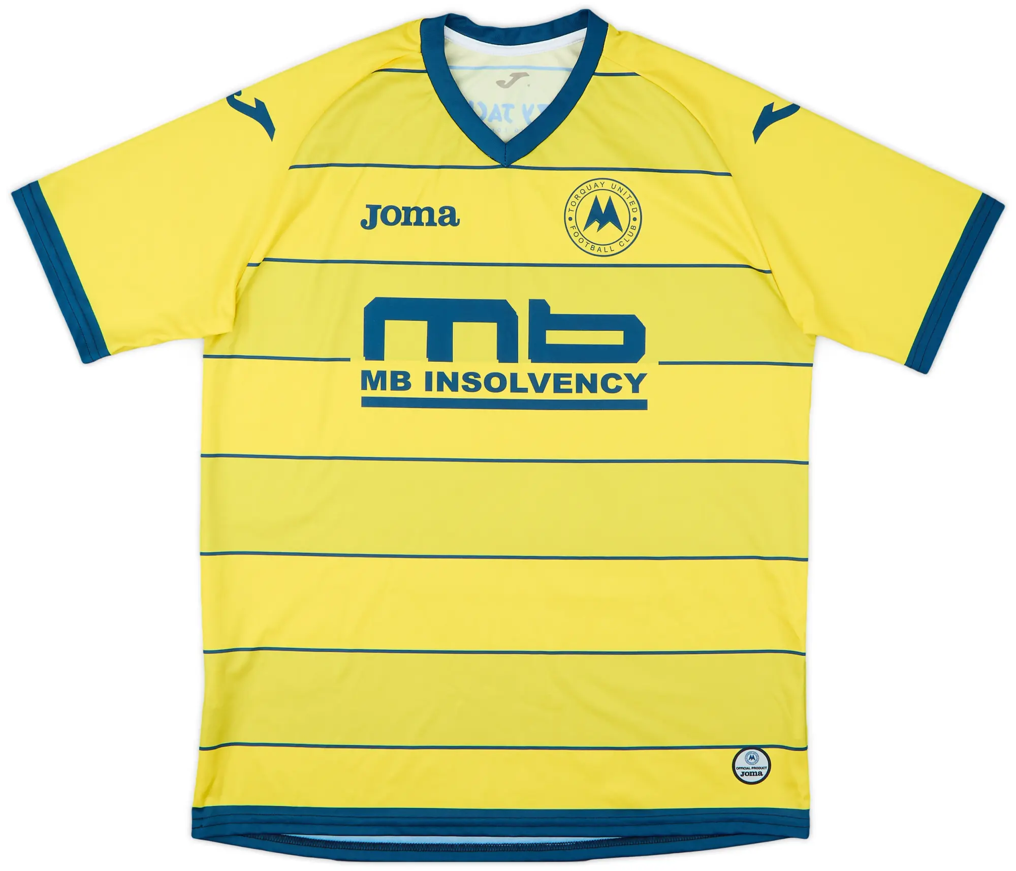 Joma 2014-16 Torquay Home Shirt - 9/10 - (M)