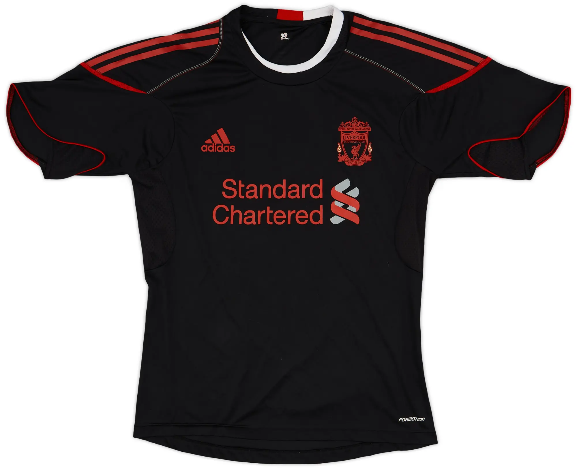 2010-11 Liverpool adidas Formotion Training Shirt - 8/10 - (M)