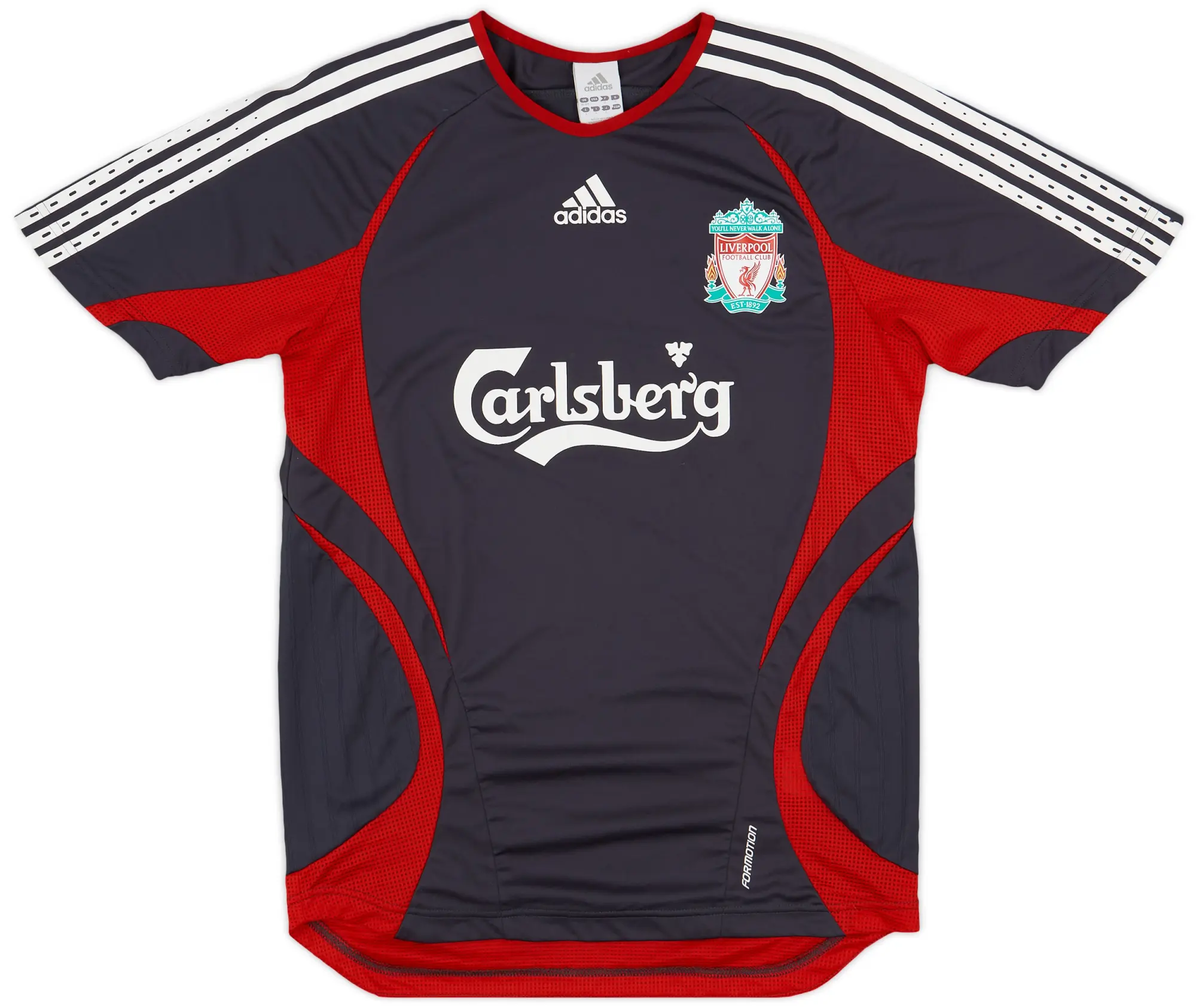 2006-08 Liverpool adidas Formotion Training Shirt - 8/10 - (M)