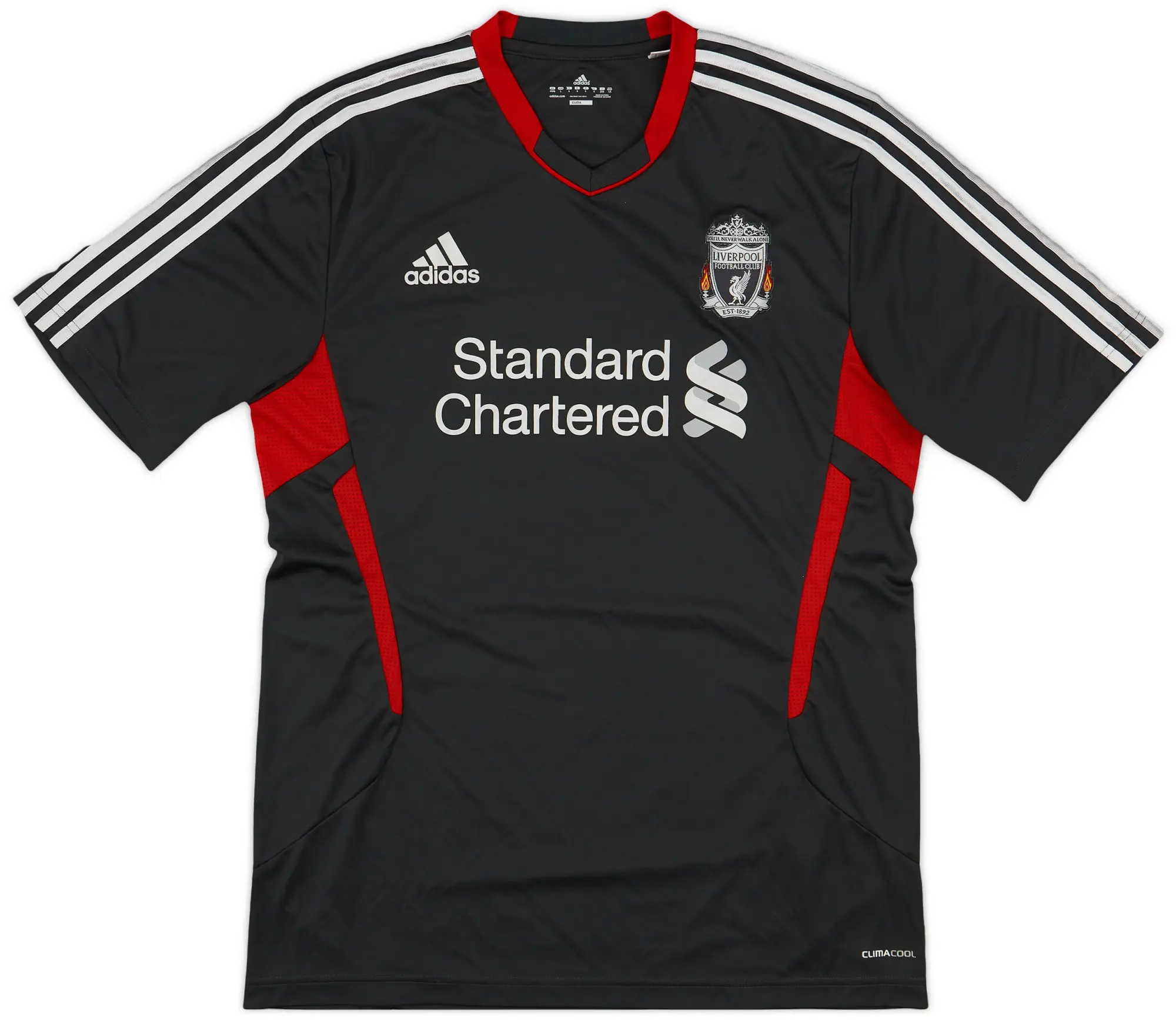 2011-12 Liverpool adidas Training Shirt - 8/10 - (L/XL)