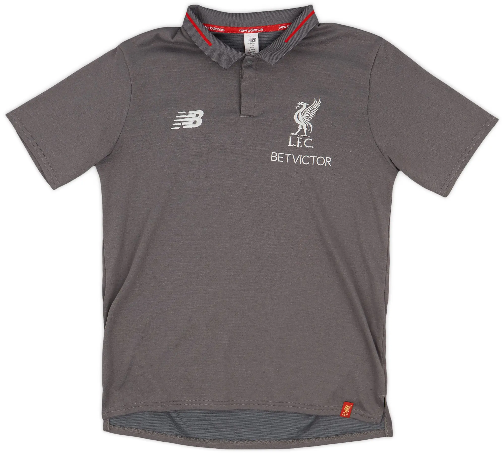 2018-19 Liverpool New Balance Polo Shirt - 8/10 - (S)