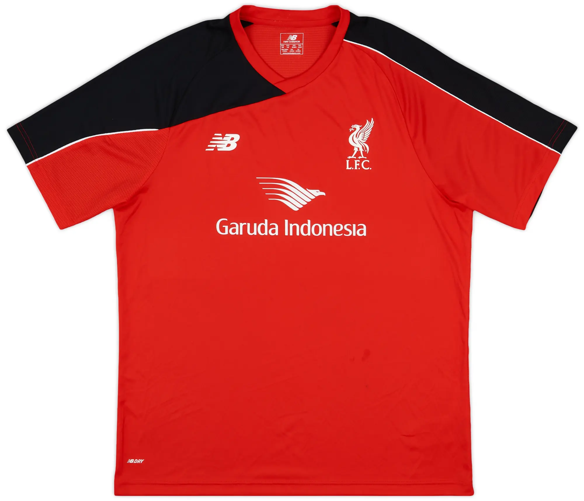 2015-16 Liverpool New Balance Training Shirt - 8/10 - (XXL)