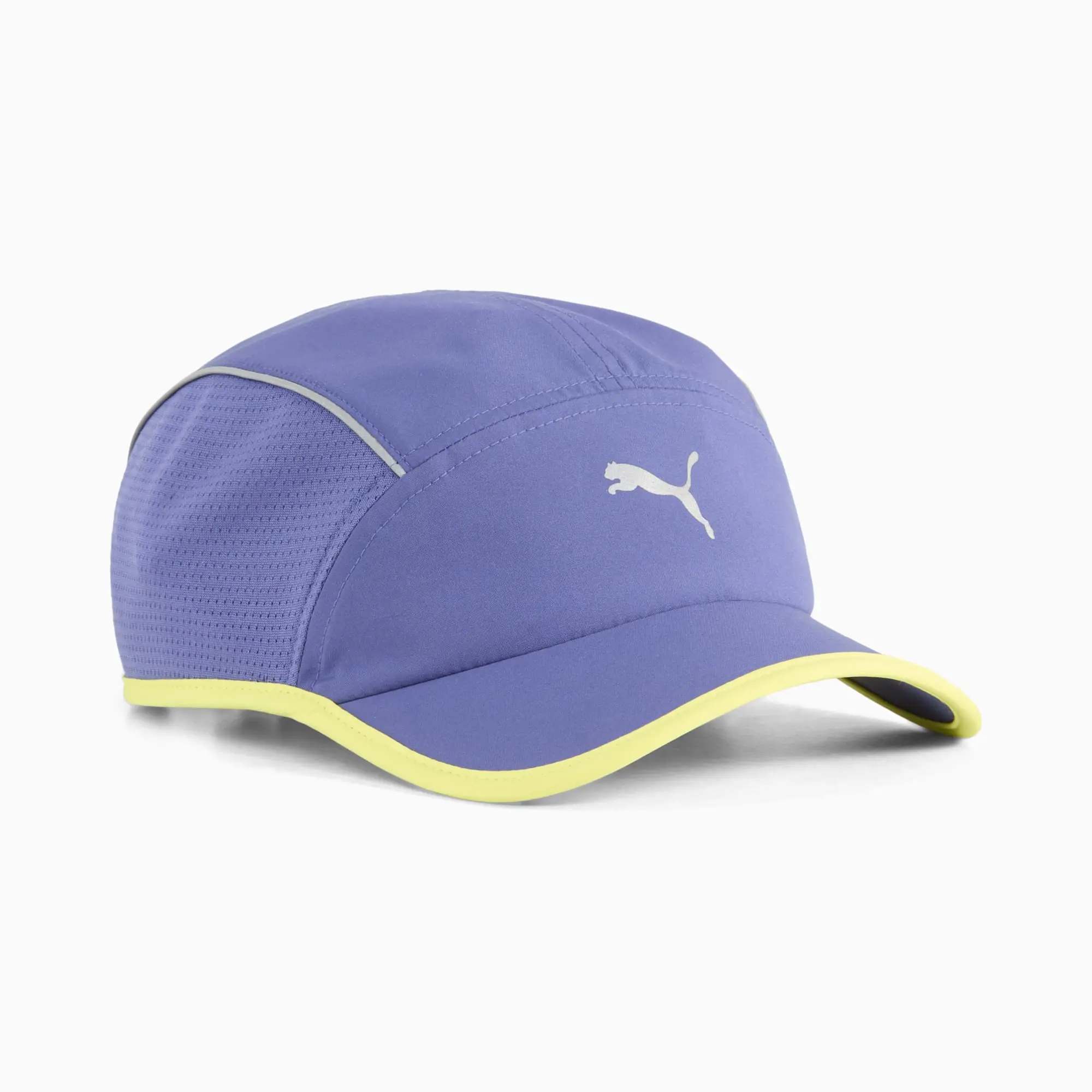 PUMA Runner Short Visor 5 Panel Cap, Blue Crystal