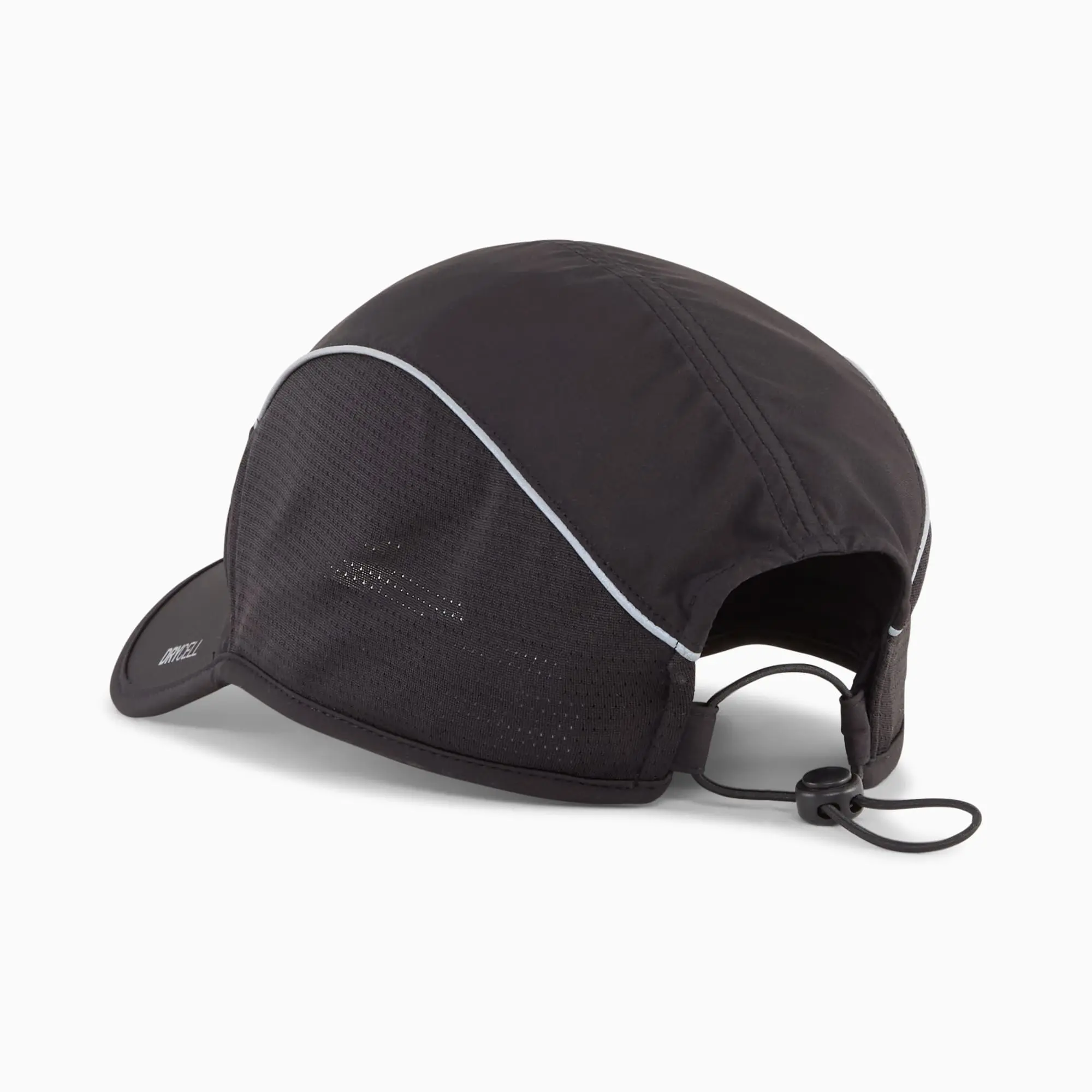 PUMA Runner Short Visor 5 Panel Cap, Black