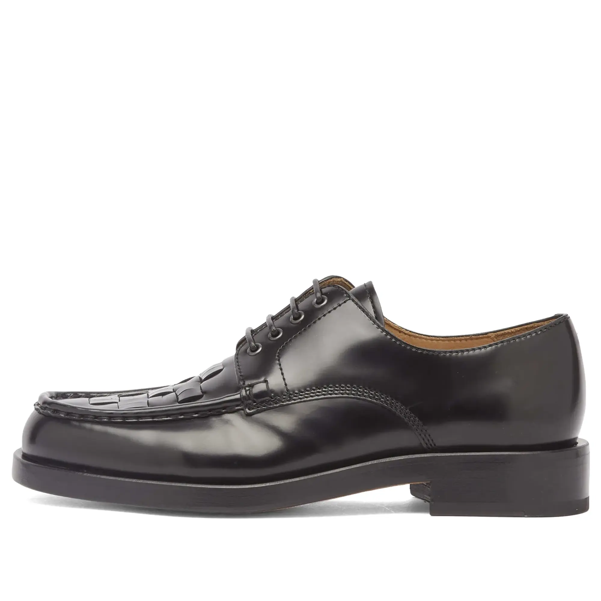 Jacquemus Men's Leather Derby Shoes Black