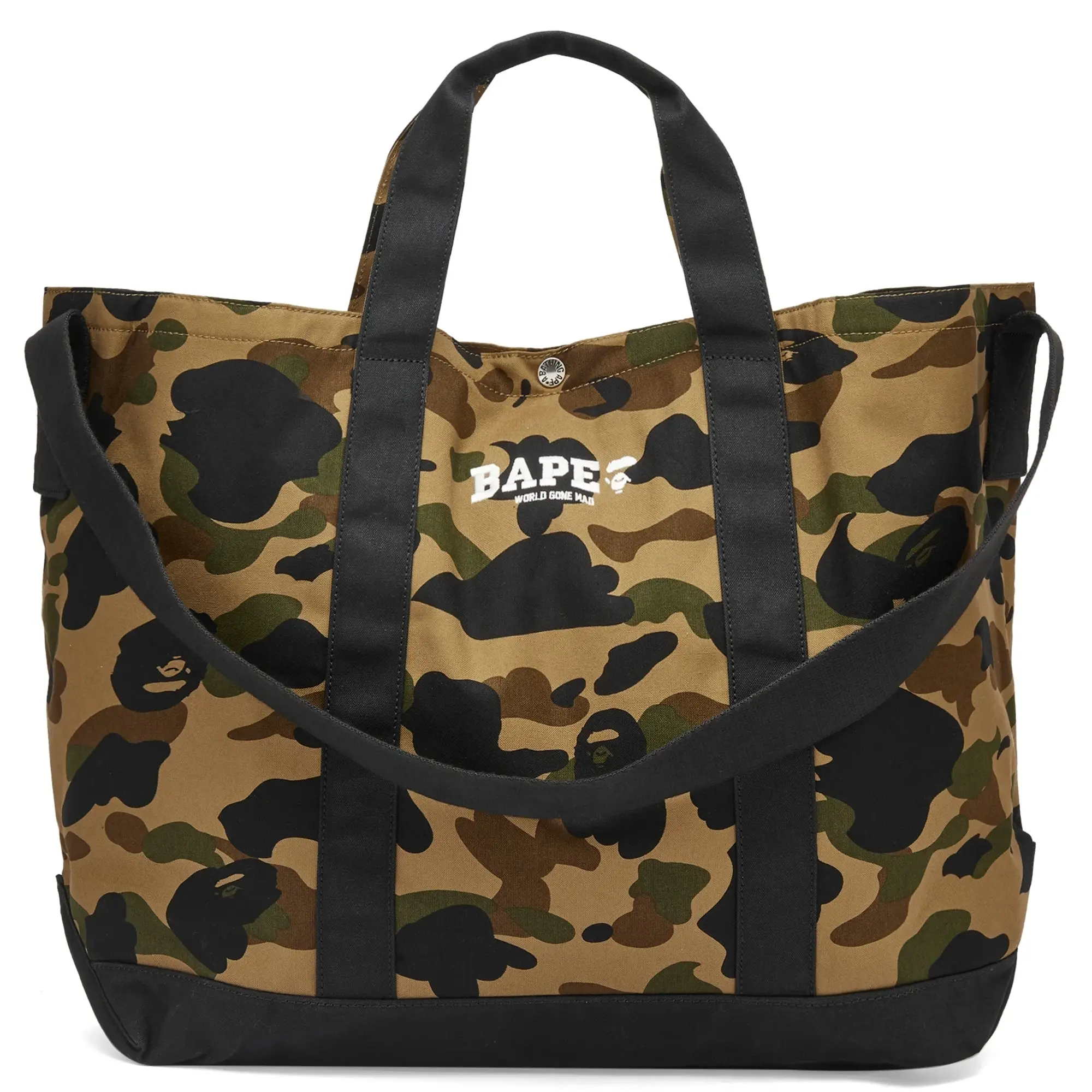 A Bathing Ape Men's 1St Camo 2Way Tote Bag Green
