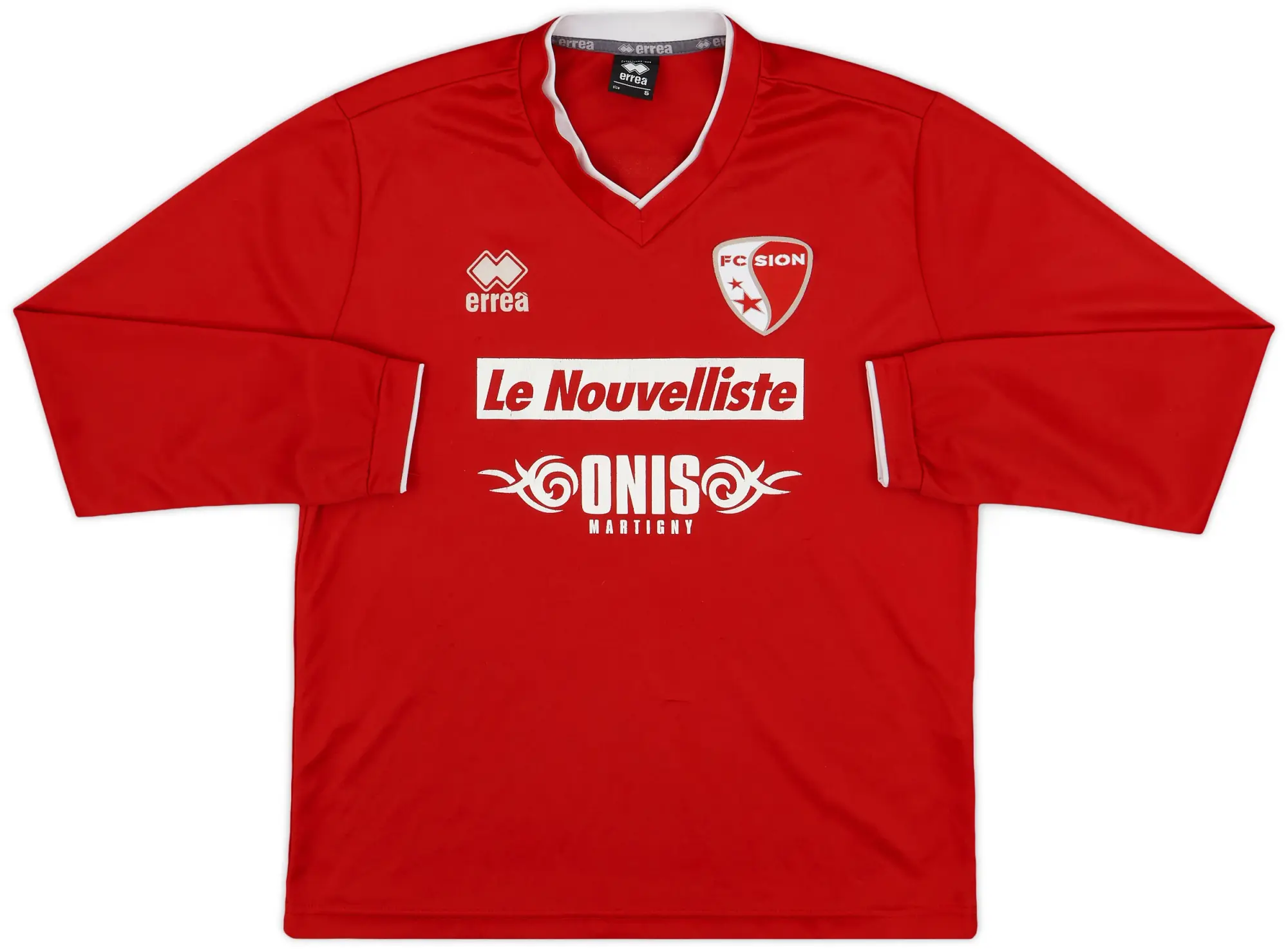 2003-04 FC Sion Errea Training L/S Shirt - 7/10 - (S)