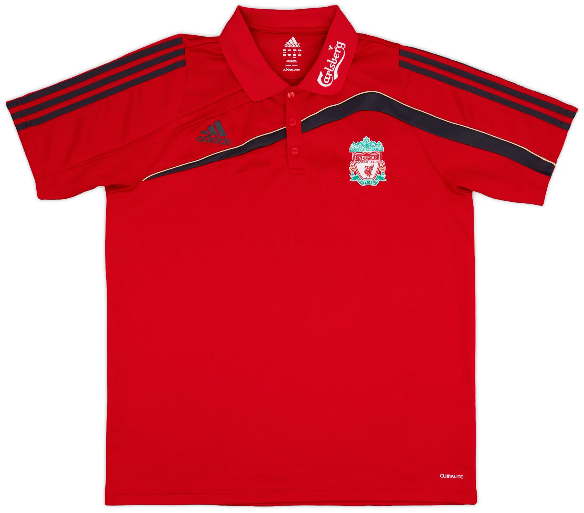 2009-10 Liverpool adidas Polo Shirt - 10/10 - (XL)