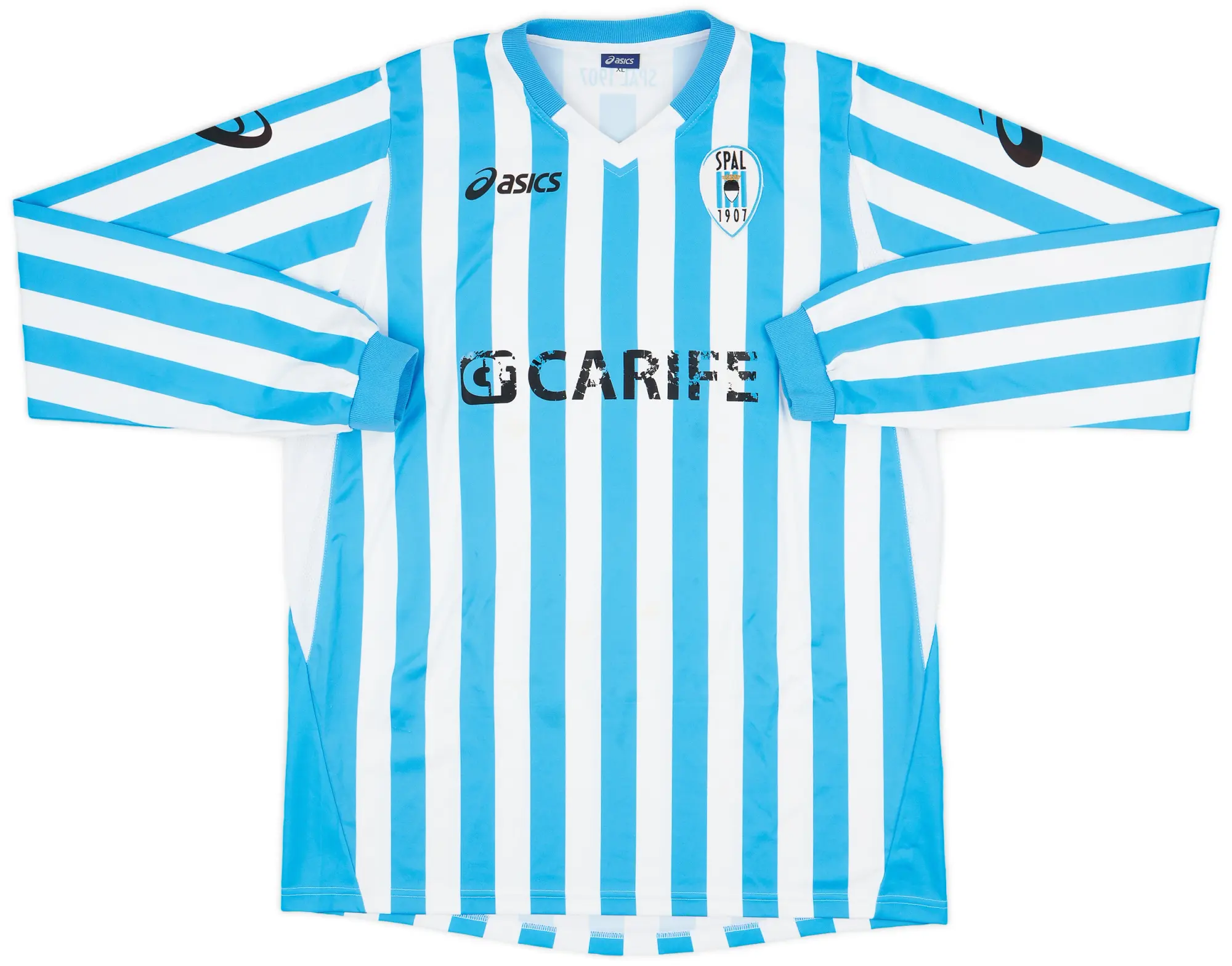 Asics 2009-10 SPAL Home L/S Shirt - 5/10 - (XL)
