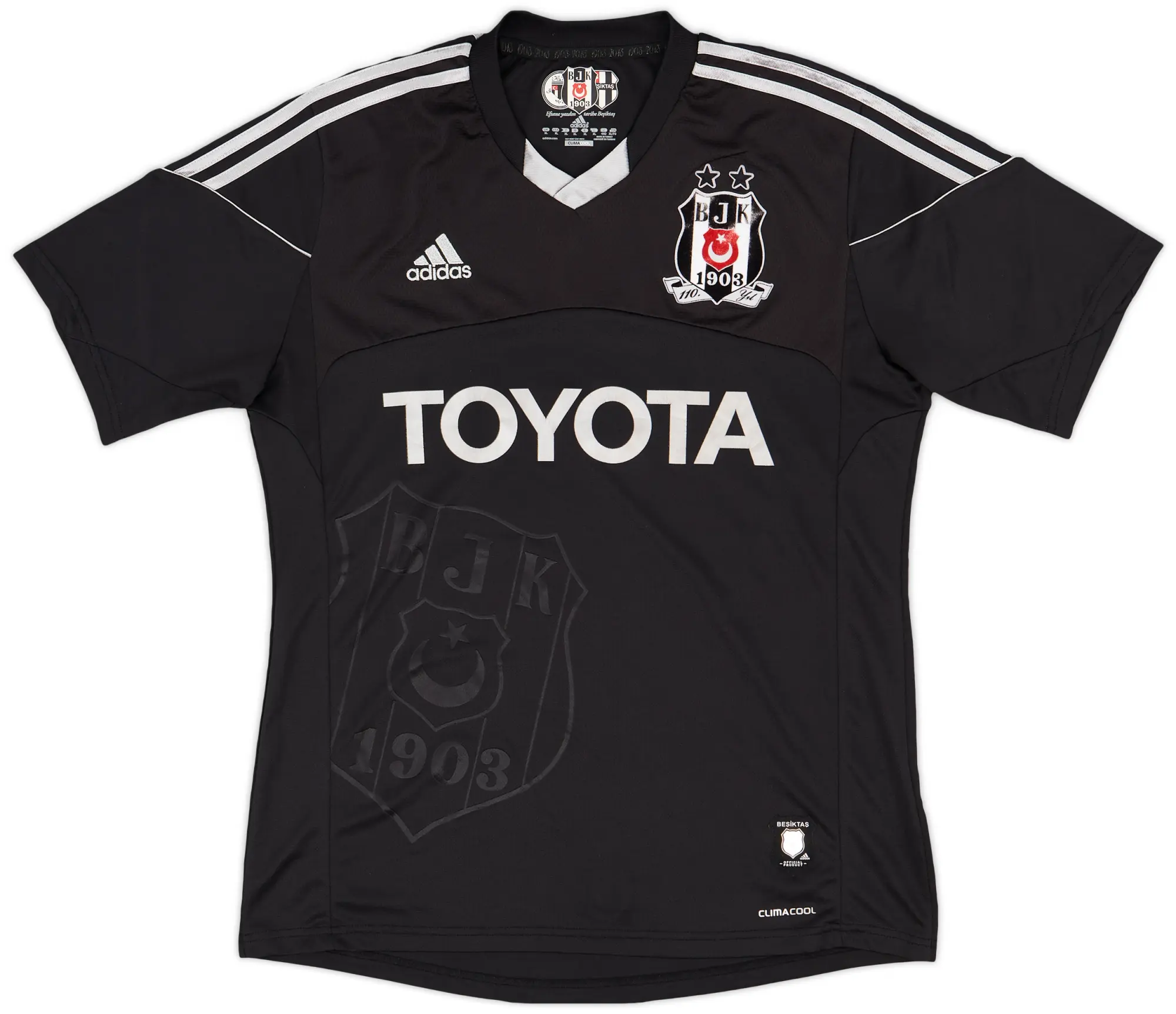 adidas 2013-14 Besiktas '110 yil' Away Shirt - 8/10 - (XL)