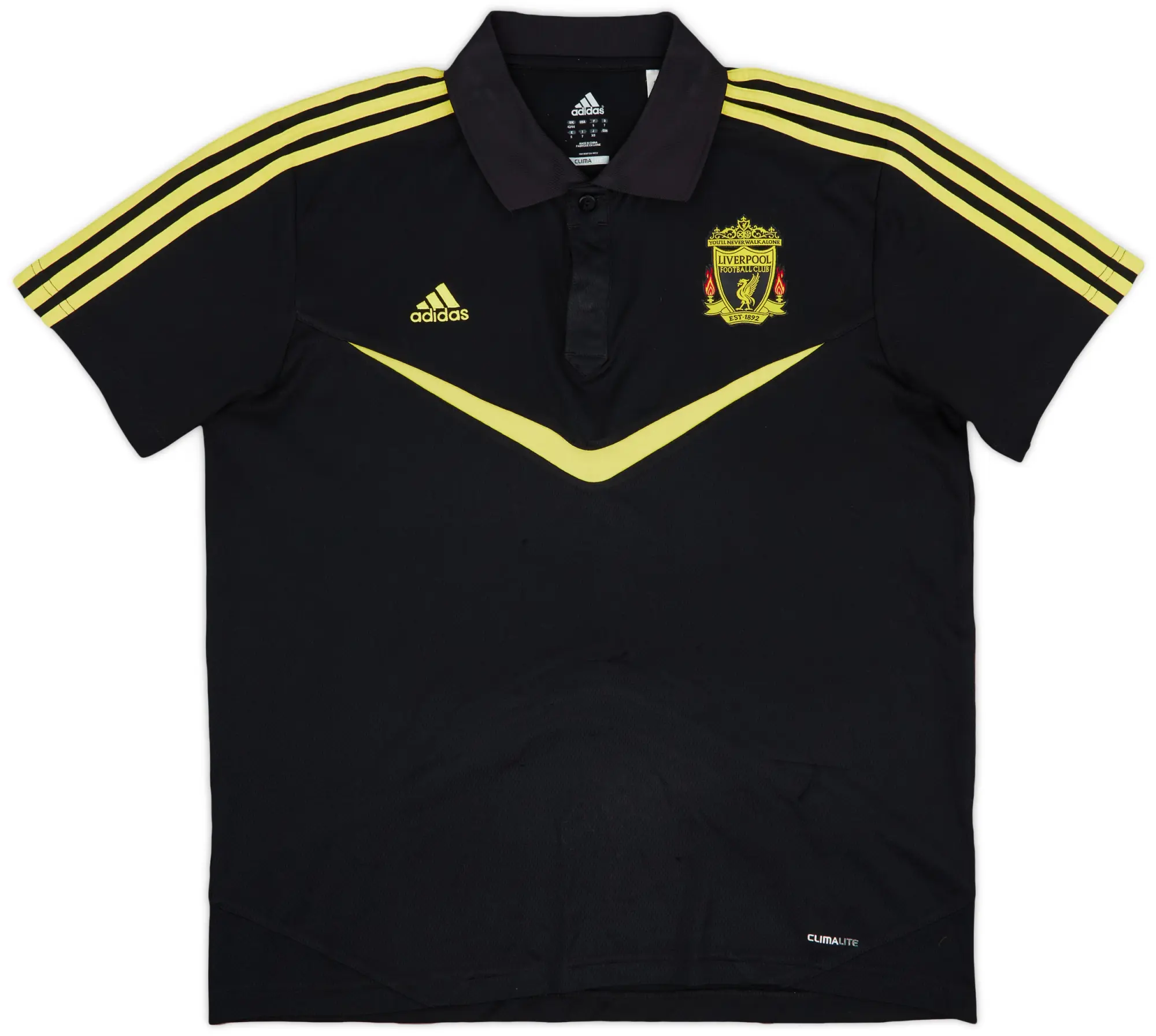 2010-11 Liverpool adidas Polo Shirt - 8/10 - (L)