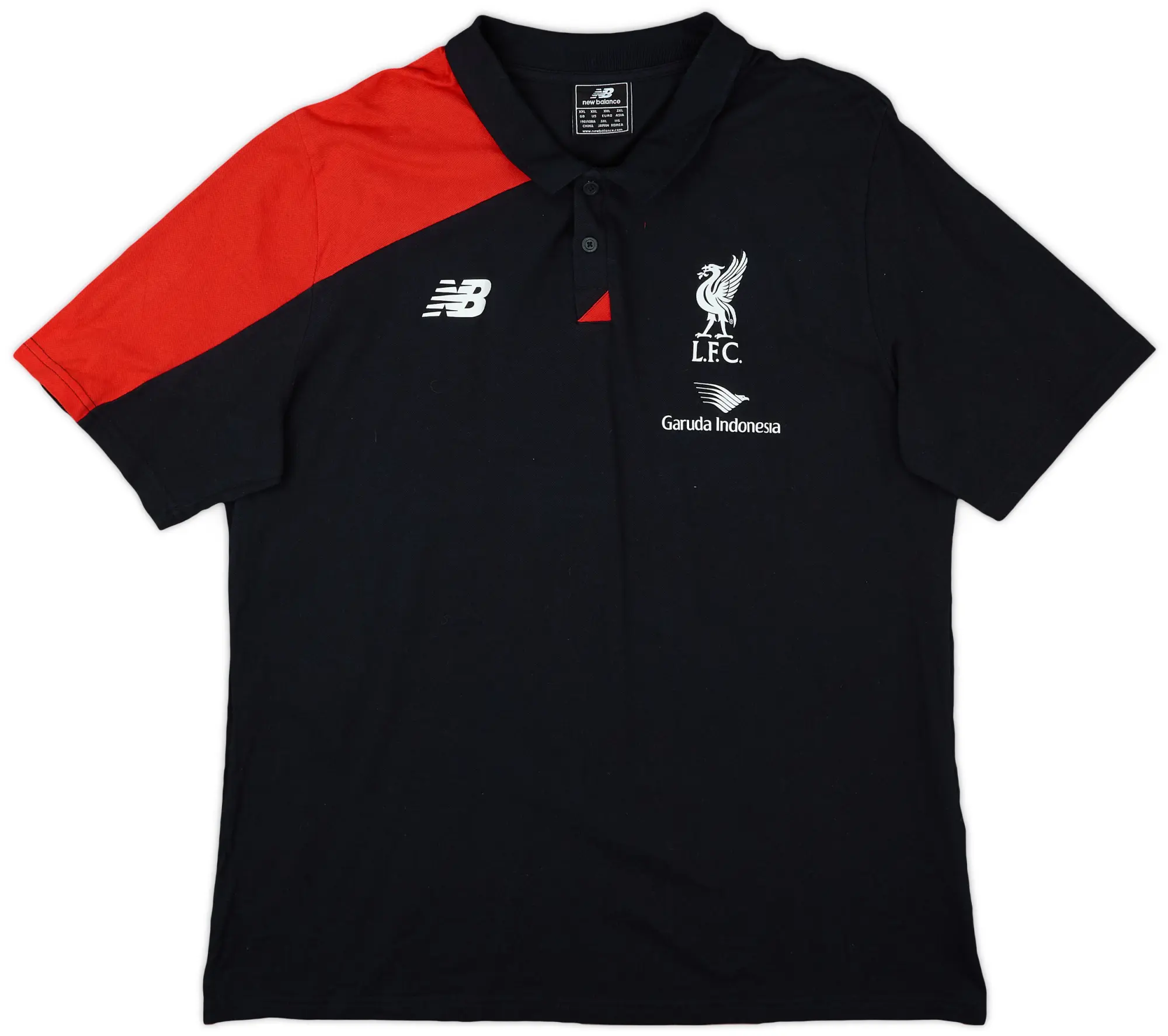2015-16 Liverpool New Balance Polo Shirt - 8/10 - (XXL)