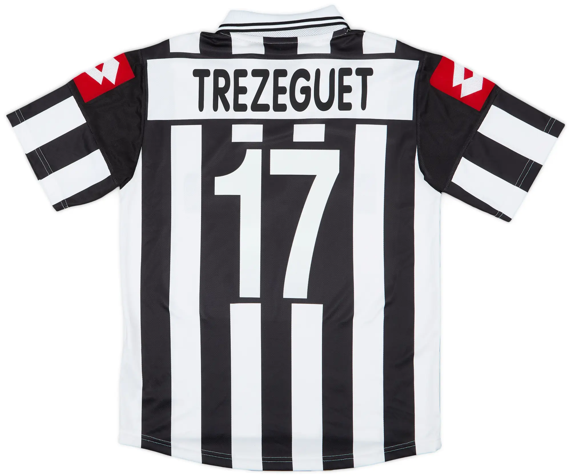 Lotto 2001-02 Juventus Home Shirt Trezeguet #17 - 9/10 - (M)