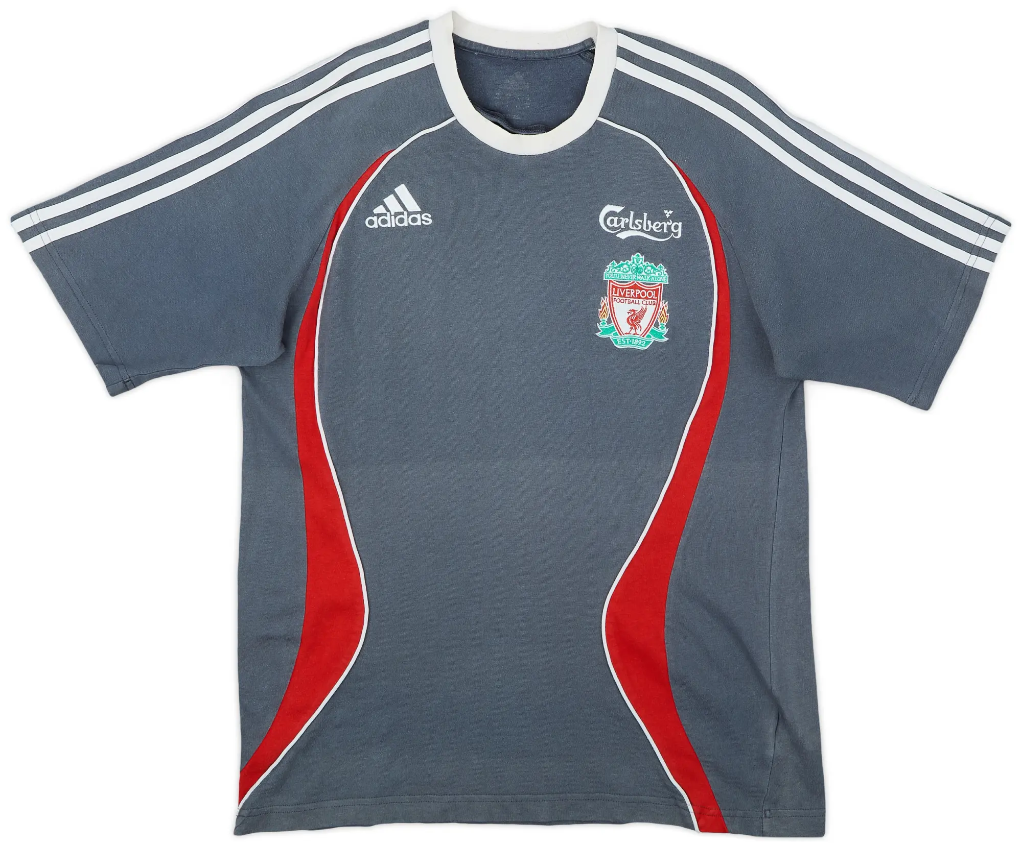 2006-07 Liverpool adidas Leisure Tee - 8/10 - (S)