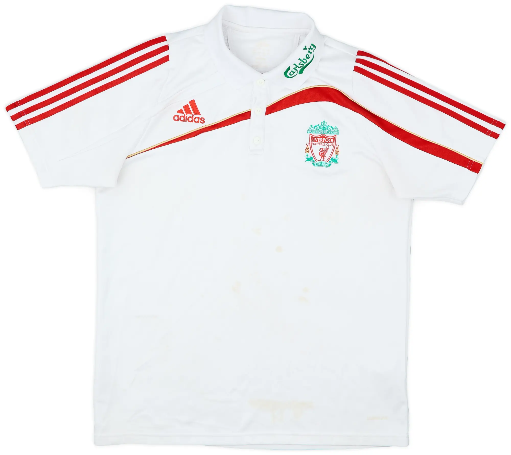 2009-10 Liverpool adidas Polo Shirt - 5/10 - (L)