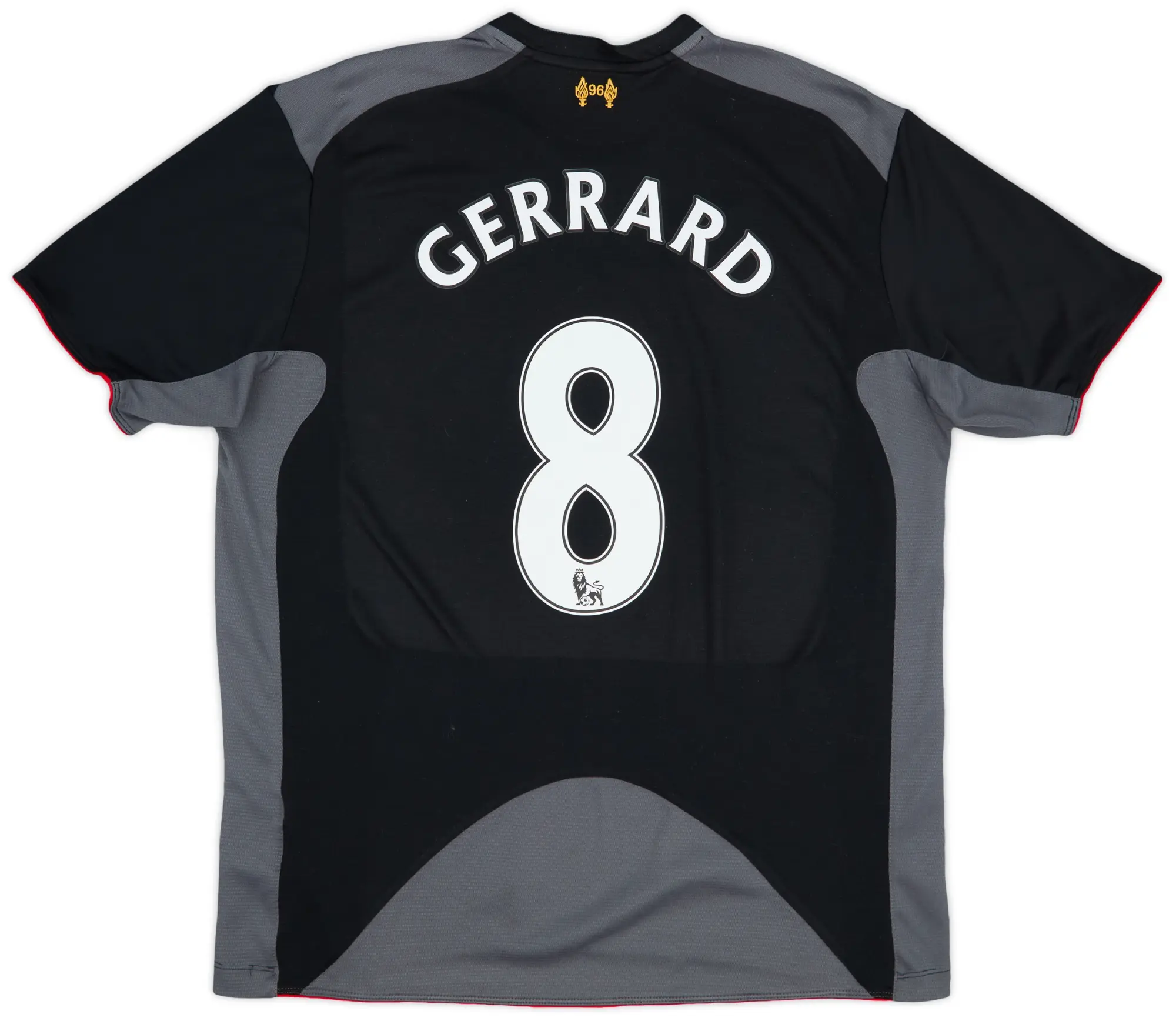 2012-13 Liverpool Away Shirt Gerrard #8 - 5/10 - (XL)