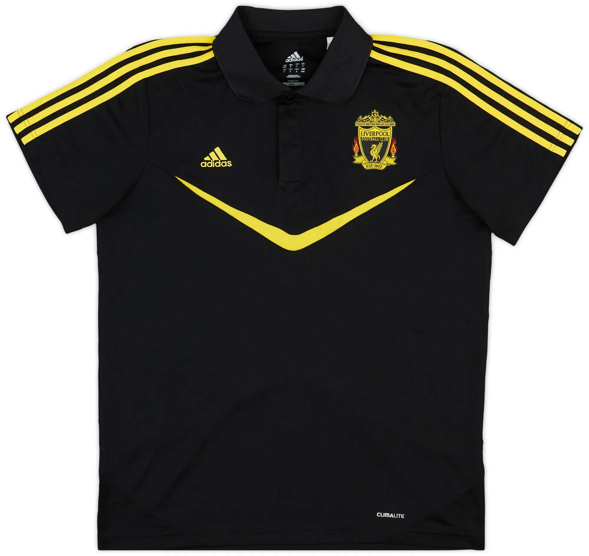 2010-11 Liverpool adidas Polo Shirt - 8/10 - (M/L)