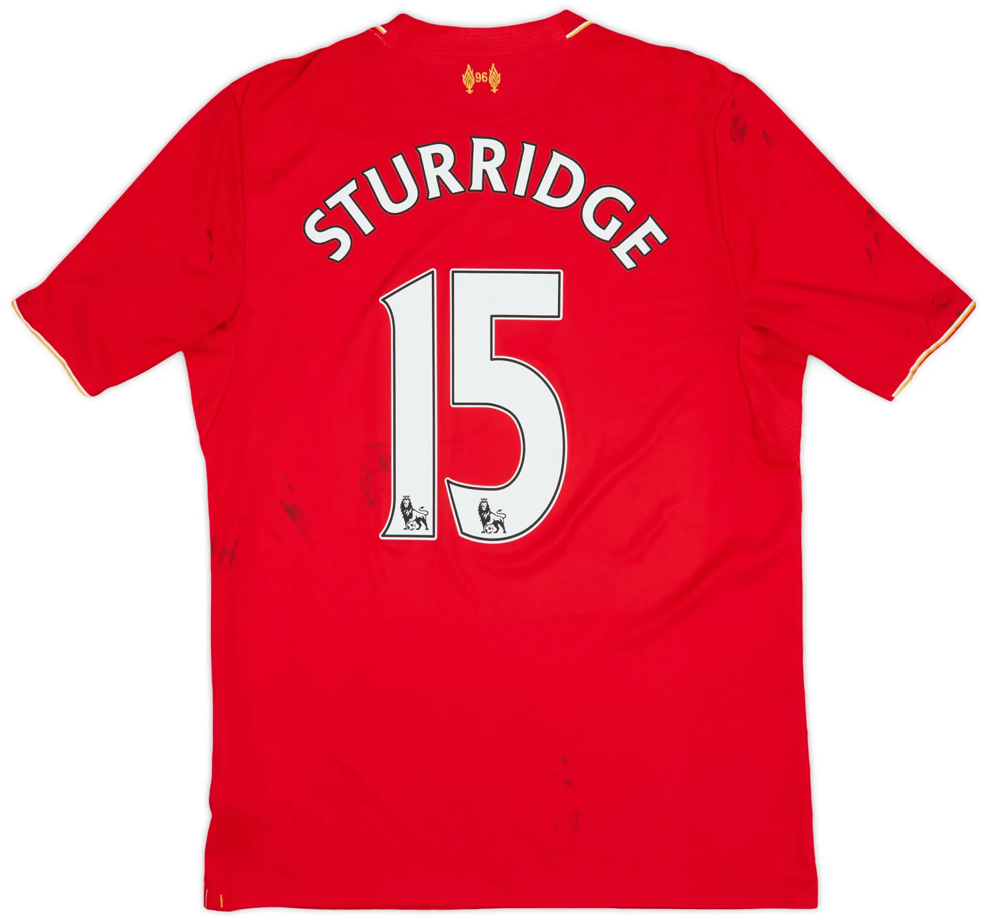NewBalance 2015-16 Liverpool Home Shirt Sturridge #15 - 4/10 - (M)