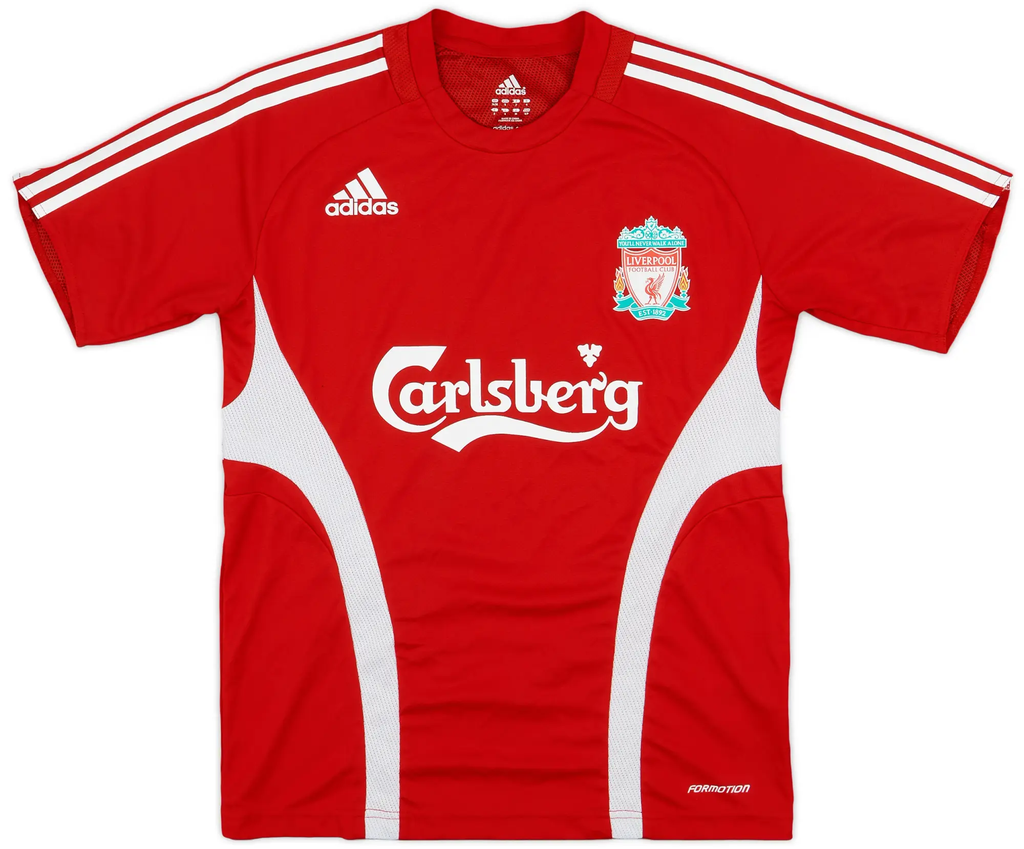 2008-09 Liverpool adidas Formotion Training Shirt - 9/10 - (S)