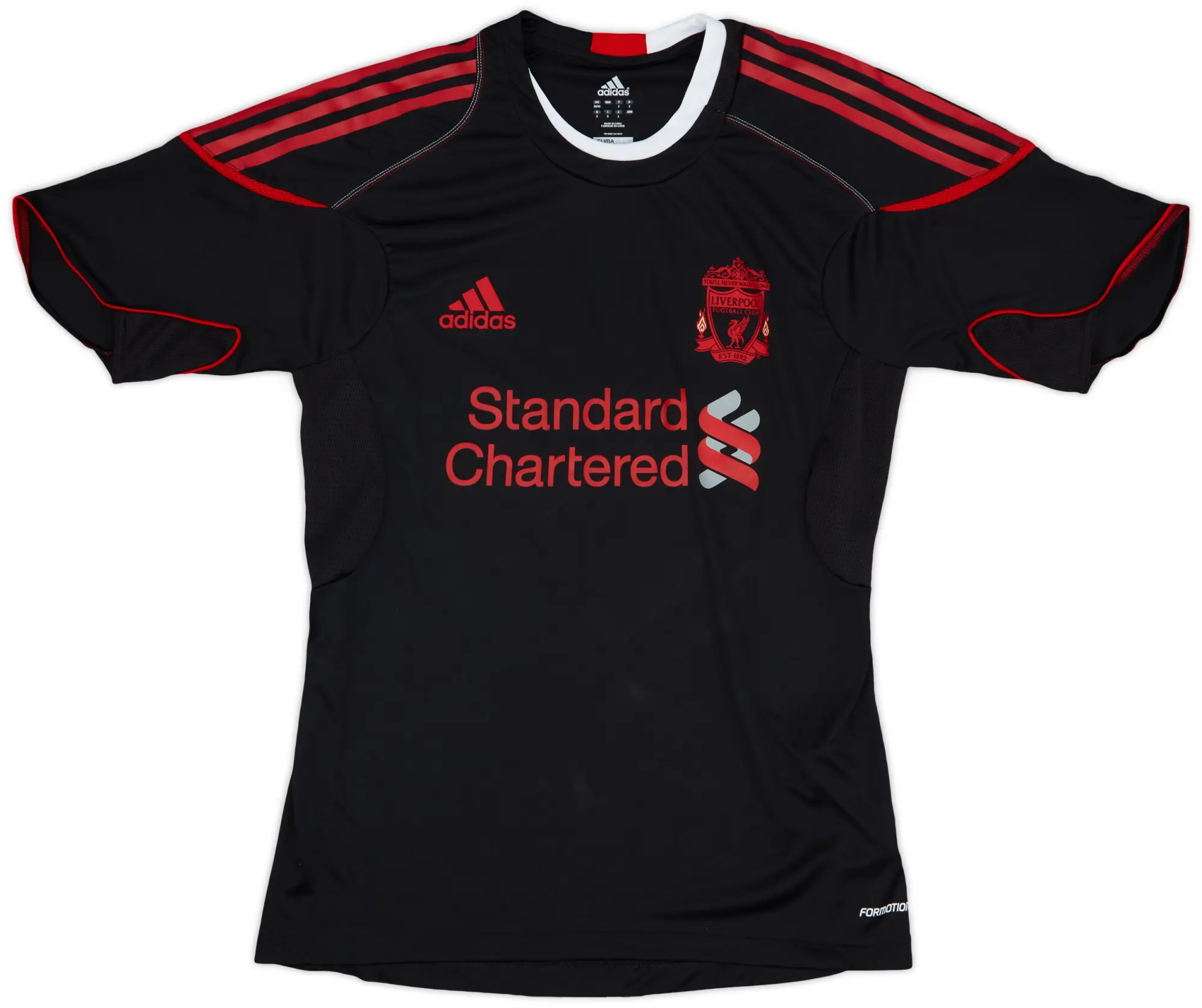 2010-11 Liverpool adidas Formotion Training Shirt - 8/10 - (M)