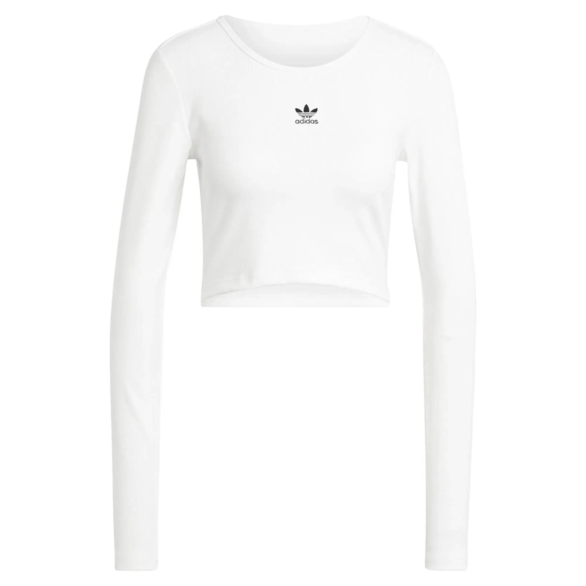 Adidas Originals Essentials Ribbed Crop Long Sleeve T-shirt