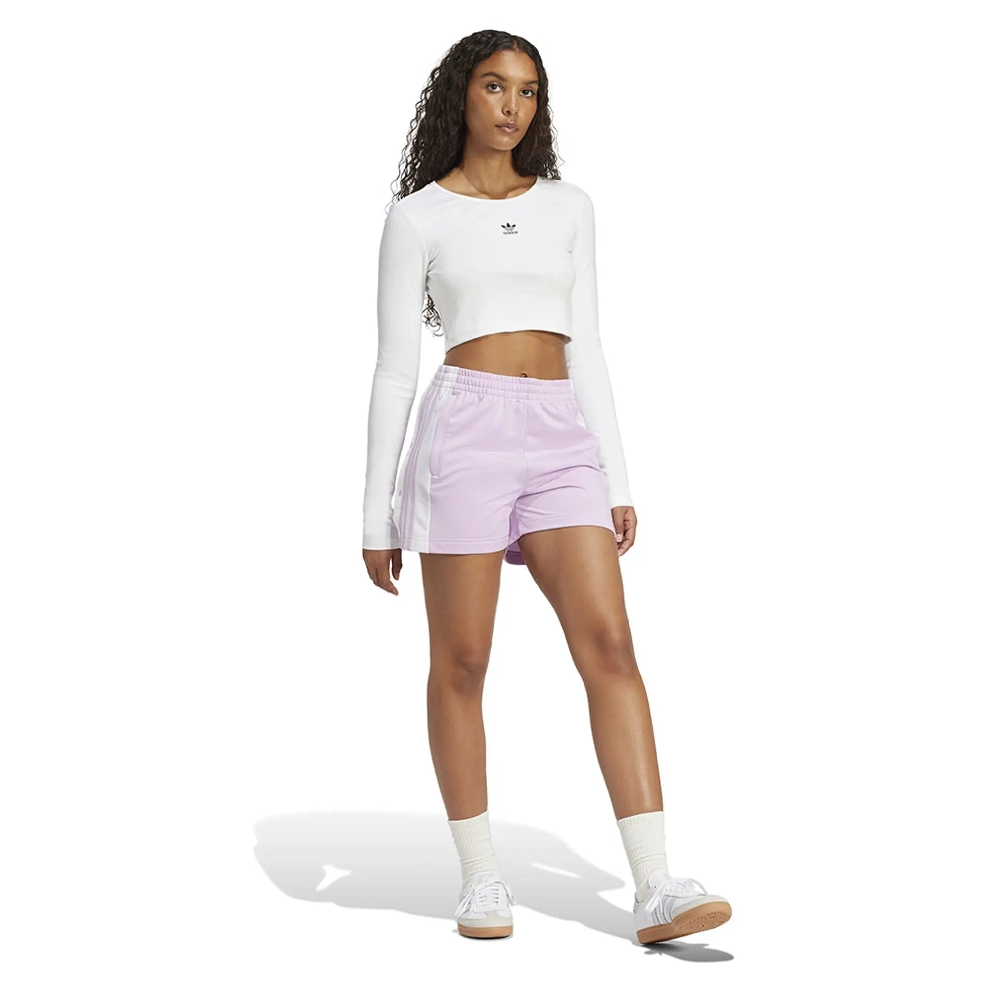 Adidas Originals Essentials Ribbed Crop Long Sleeve T-shirt