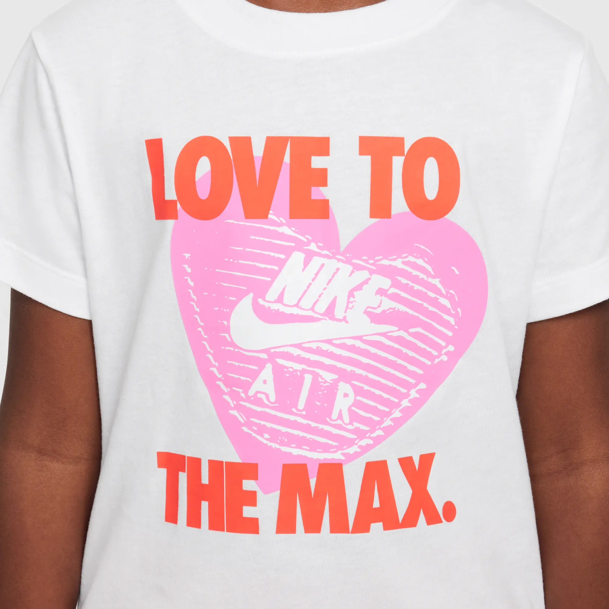 Nike Younger Kids' Lover to the Max Graphic T-Shirt - White