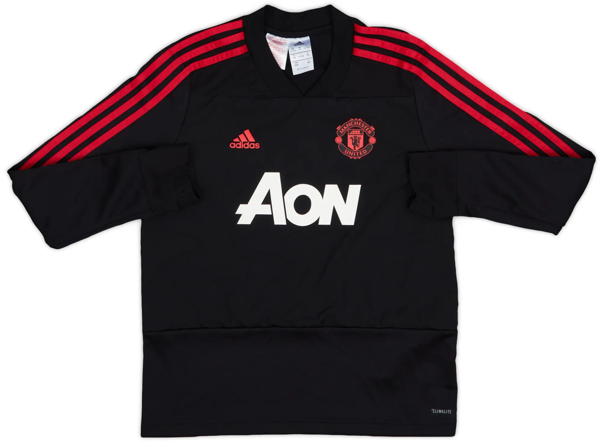 2018-19 Manchester United adidas Drill Top - 10/10 - (M.Boys)