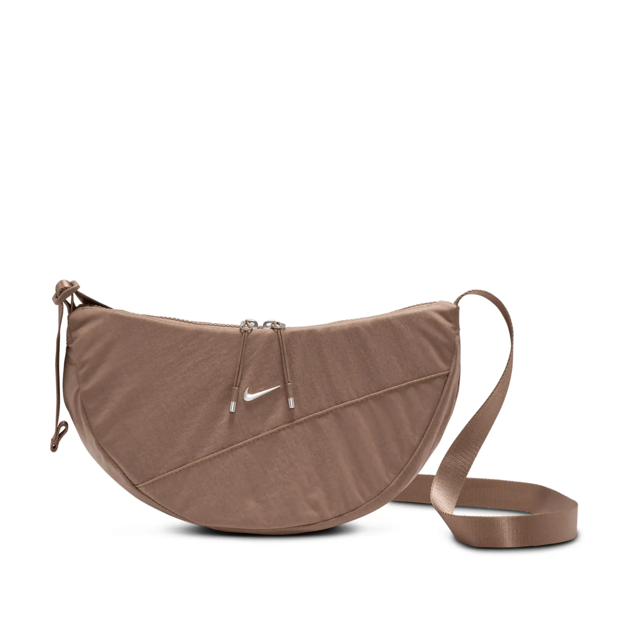 Nike Aura Crescent Cross-Body Bag (4L) - Brown - Nylon