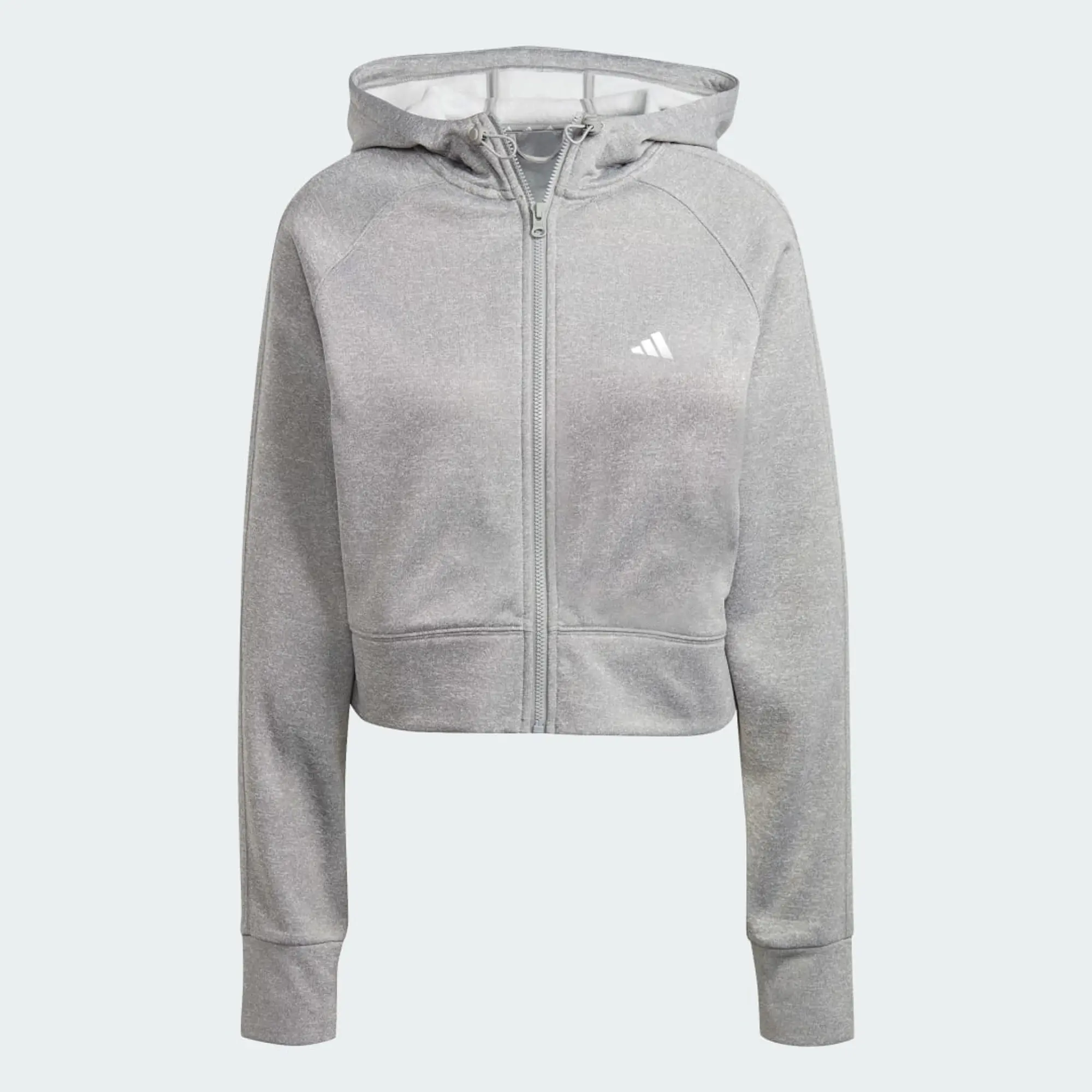 adidas AEROREADY Game and Go Full-Zip Hooded Fleece Jacket