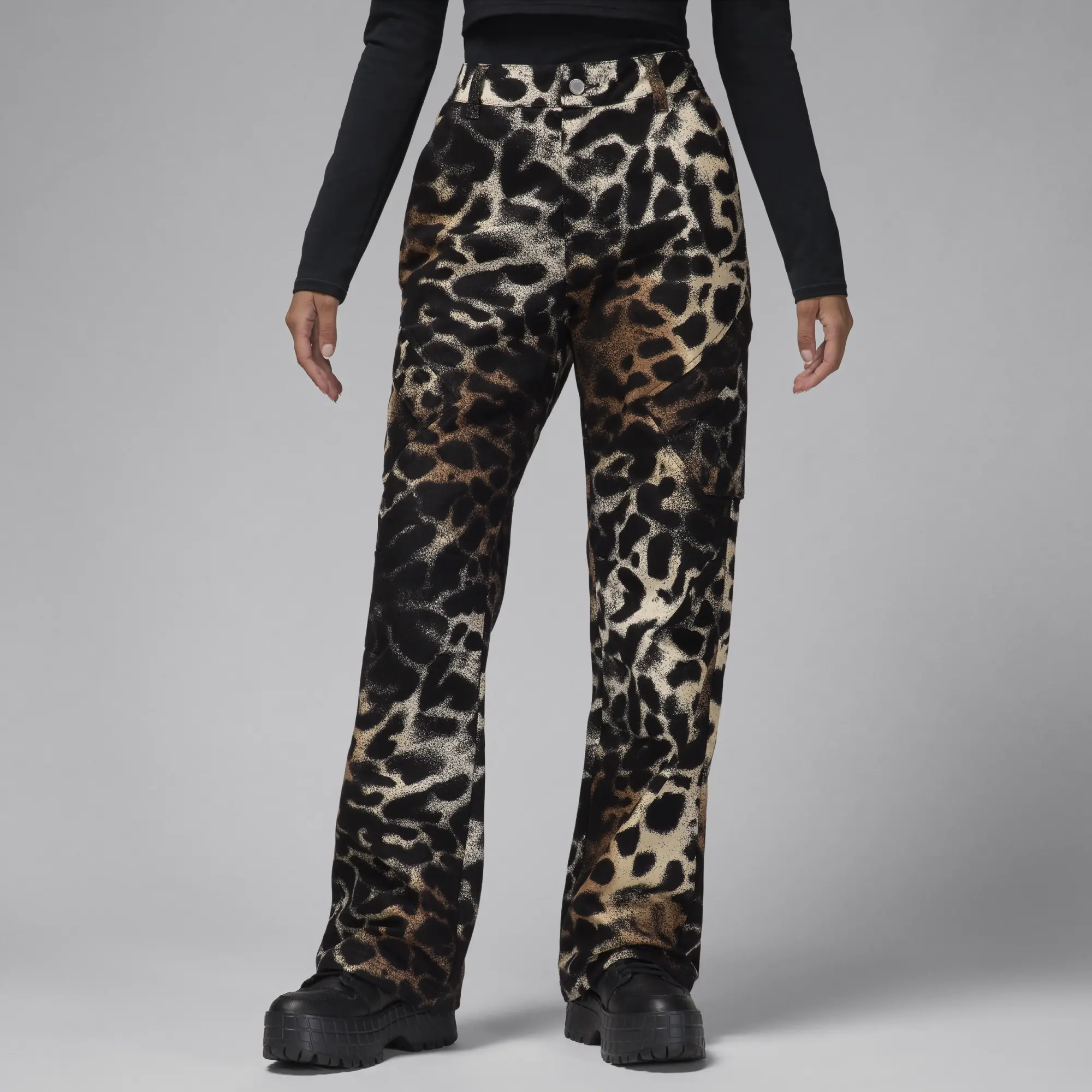 Nike Jordan Chicago Women's Printed Trousers - Brown - Cotton