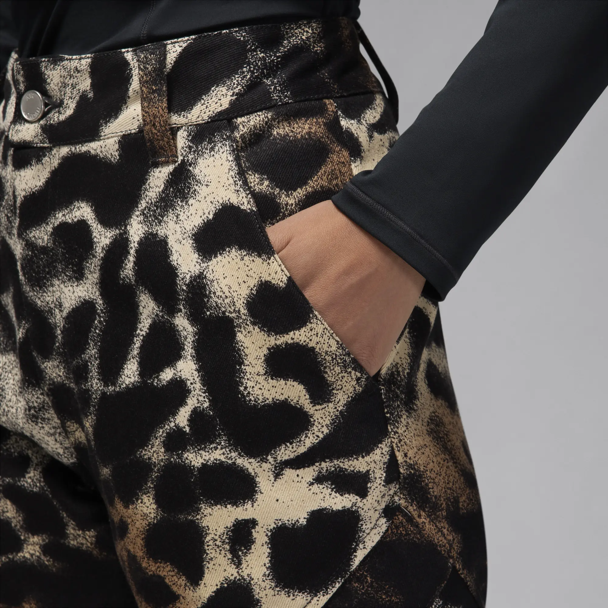 Nike Jordan Chicago Women's Printed Trousers - Brown - Cotton