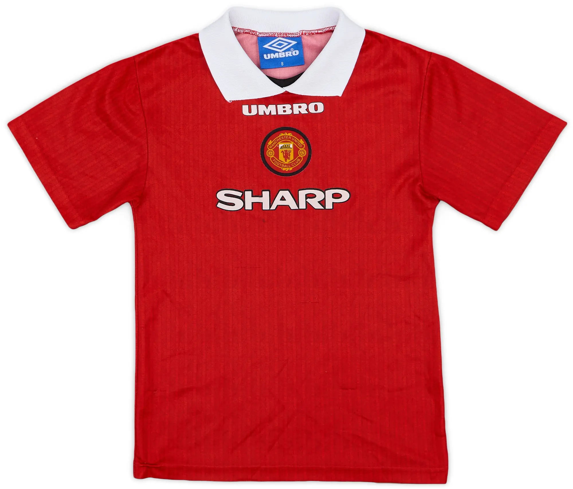 Umbro 1996-98 Manchester United Home Shirt - 5/10 - (5-6 Years)