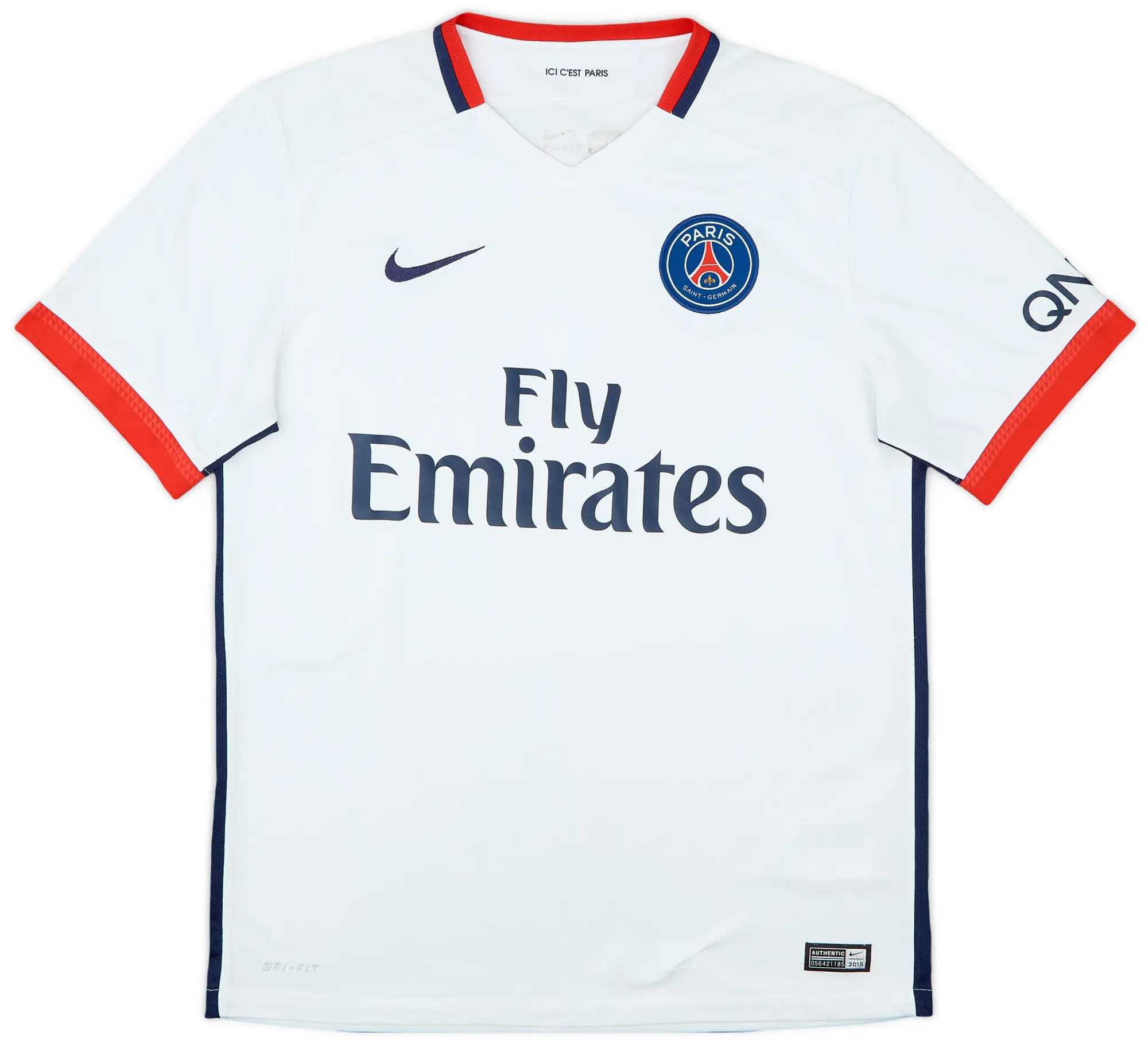 Nike 2015-16 Paris Saint-Germain Away Shirt - 8/10 - (M)