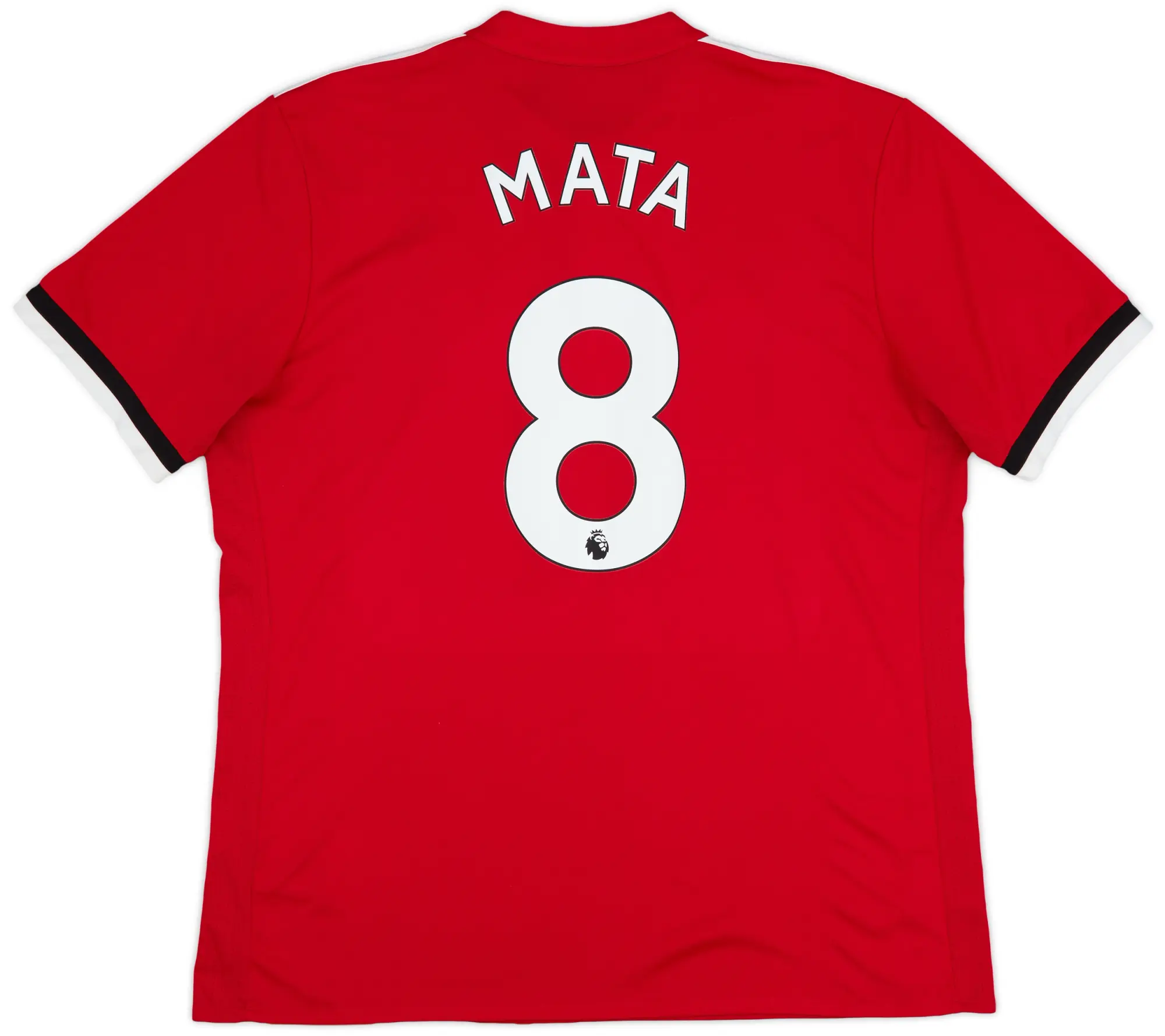 adidas 2017-18 Manchester United Home Shirt Mata #8 - 7/10 - (XL)