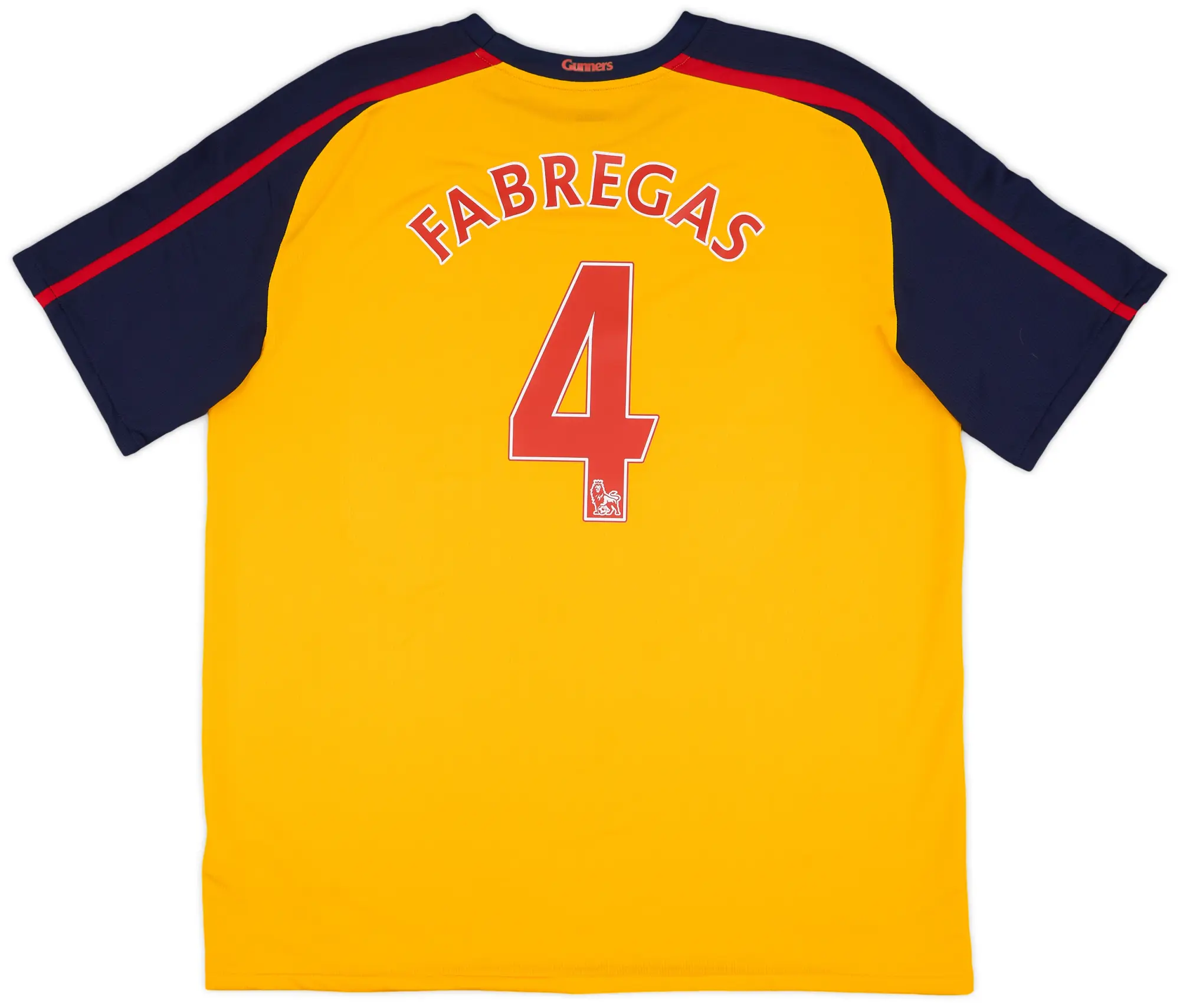 Nike 2008-09 Arsenal Away Shirt Fabregas #4 - 9/10 - (XXL)