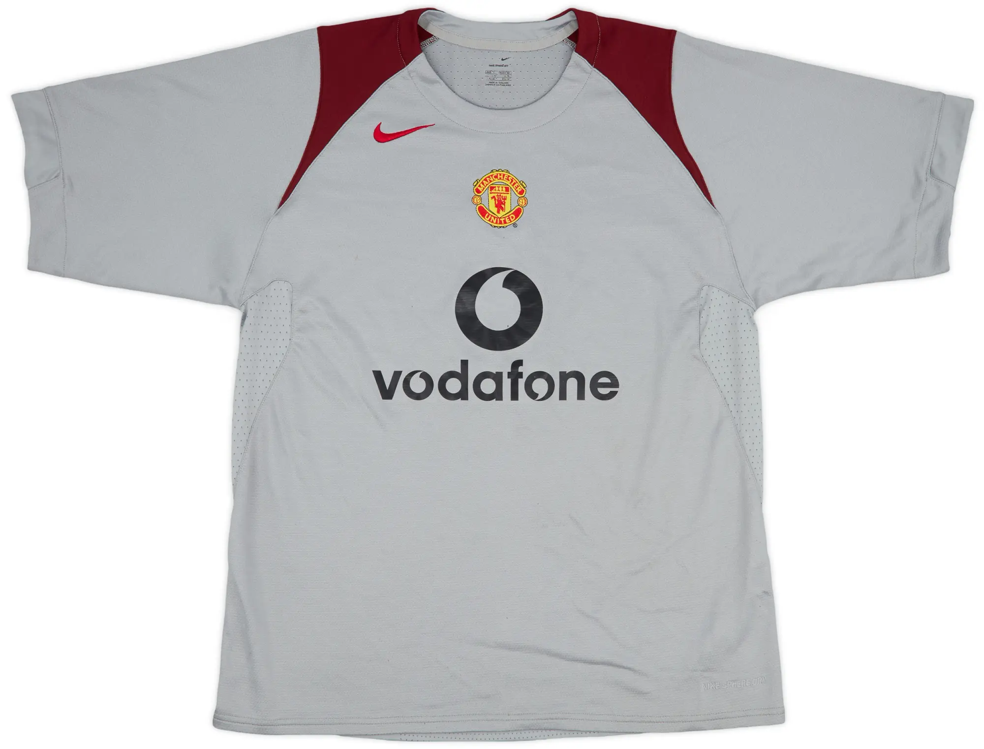 2005-06 Manchester United Nike Training Shirt - 6/10 - (L)