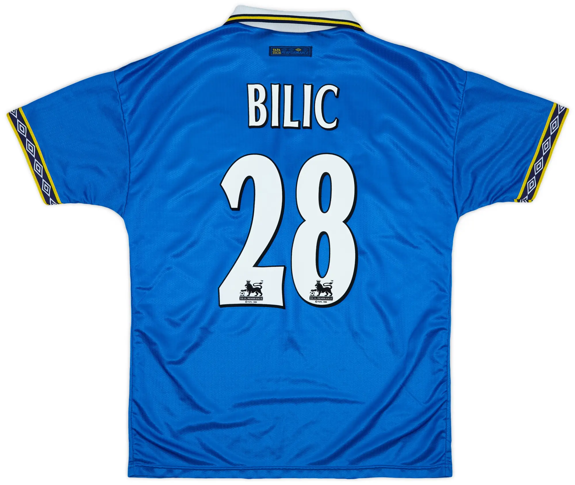 Umbro 1997-99 Everton Home Shirt Bilic #28 - 7/10 - (L)