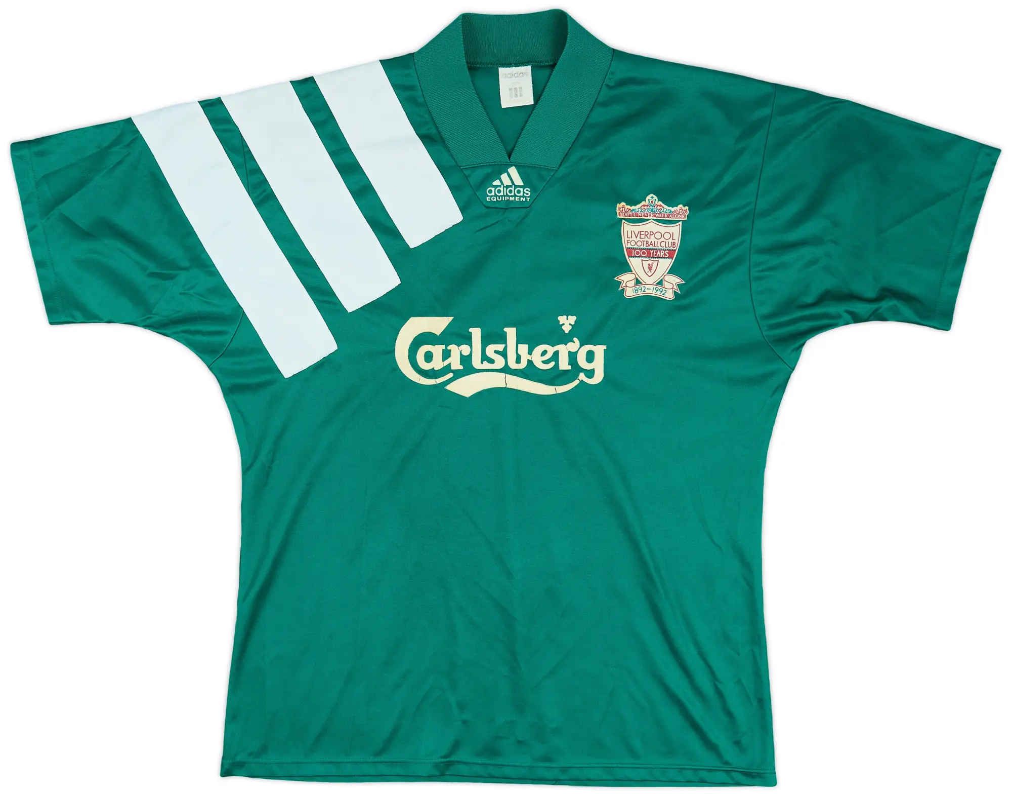 adidas 1992-93 Liverpool Centenary Away Shirt - 5/10 - (L)