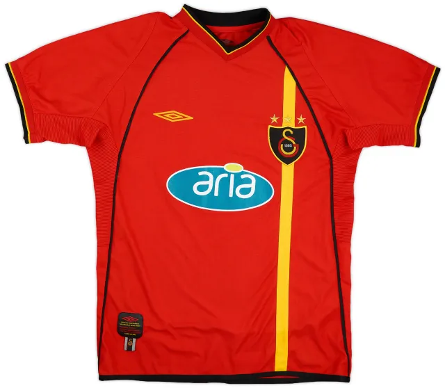 Maillot Extérieur Galatasaray 2002/2003 Umbro - Taille L - Rouge - Occasion