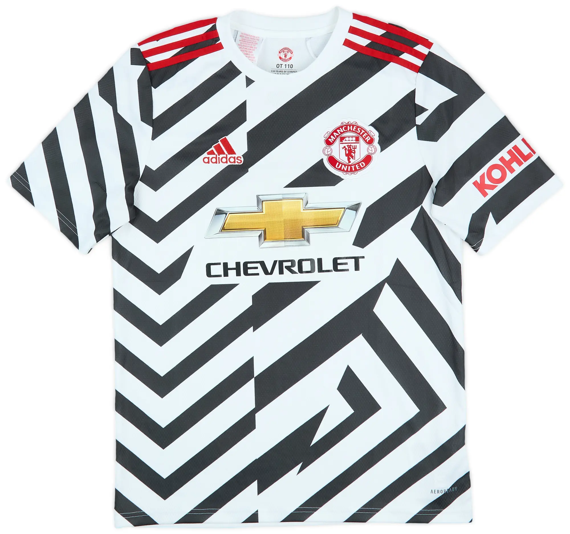 adidas 2020-21 Manchester United Third Shirt - 8/10 - (XL.Boys)