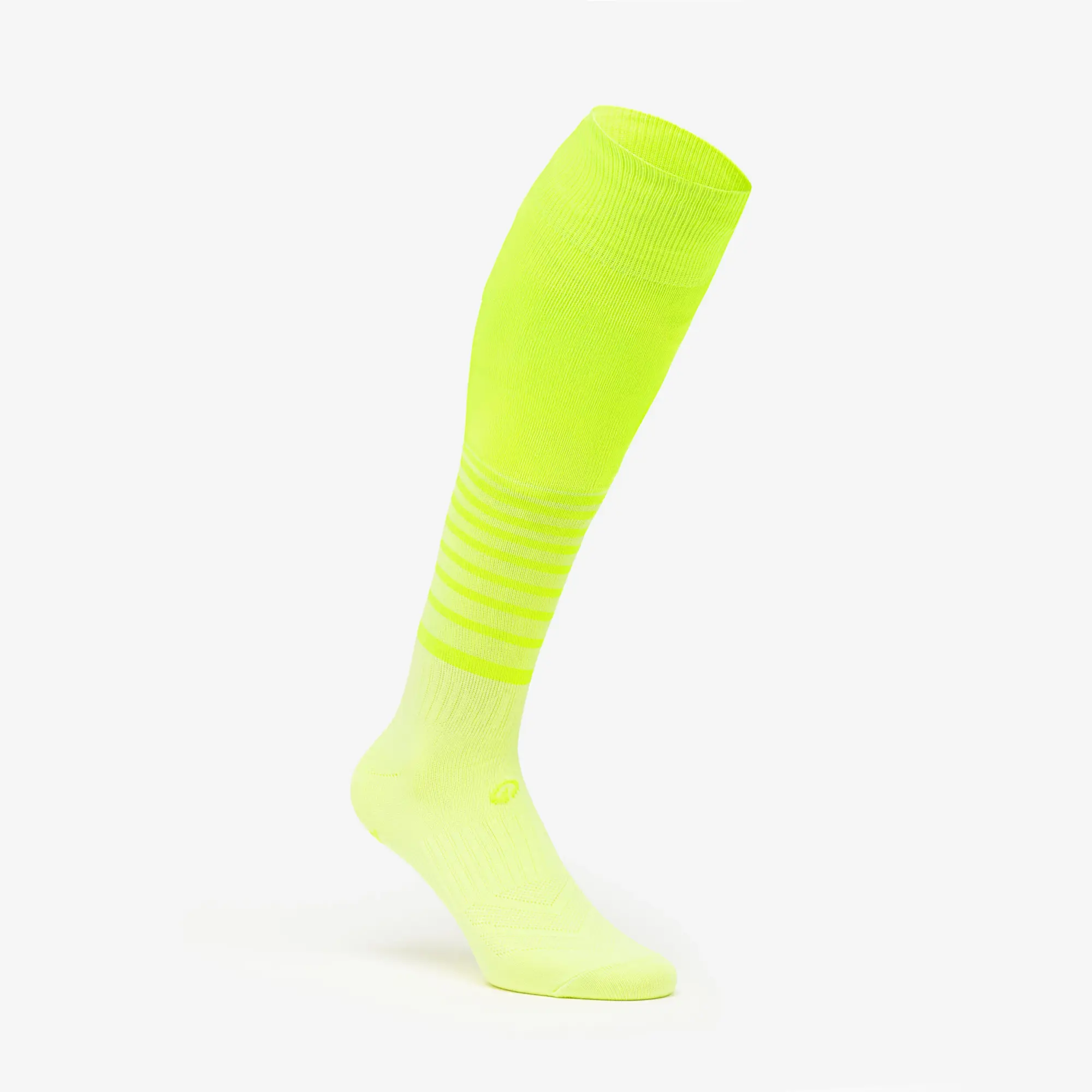 Kipsta Kids' Football Socks Viralto - Striped Yellow