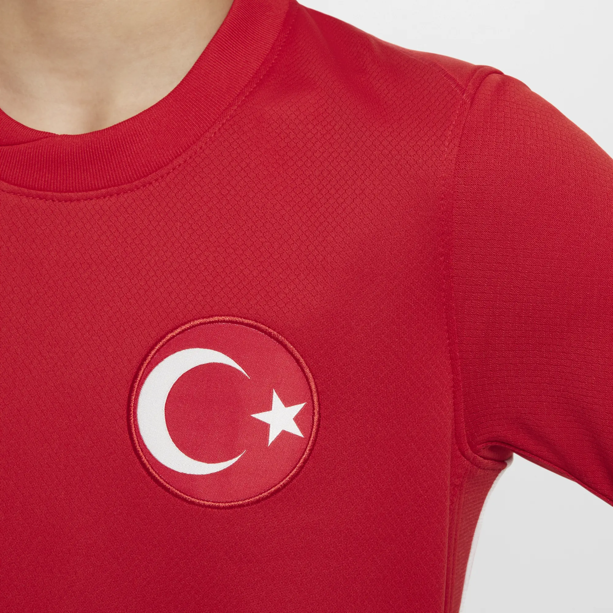 Türkiye 2024/25 Stadium Away Older Kids' Nike Dri-FIT Football Replica Shirt - Red - Polyester