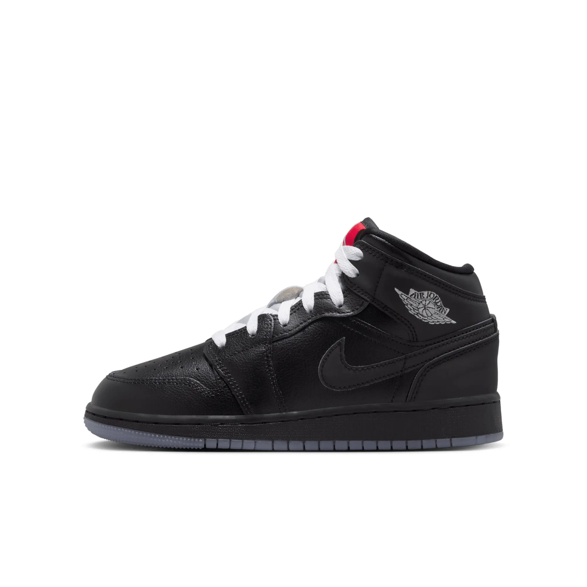 Nike Jordan Nike Air Jordan 1 Mid SE Older Kids' Shoes - Black