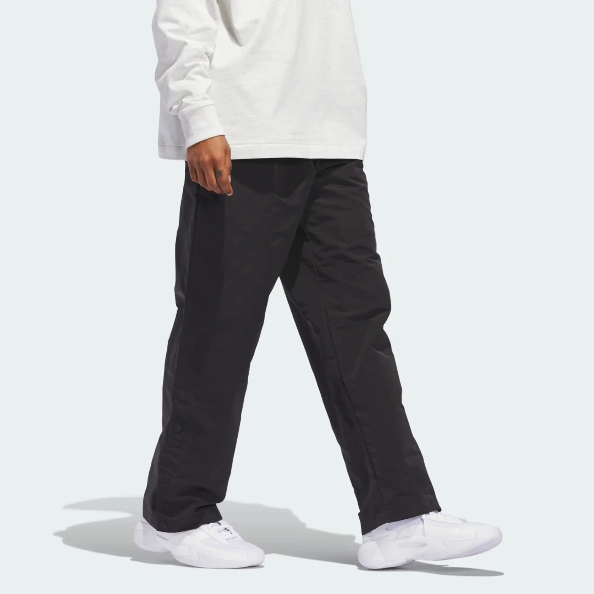 adidas adidas Basketball Woven Snap Tracksuit Bottoms
